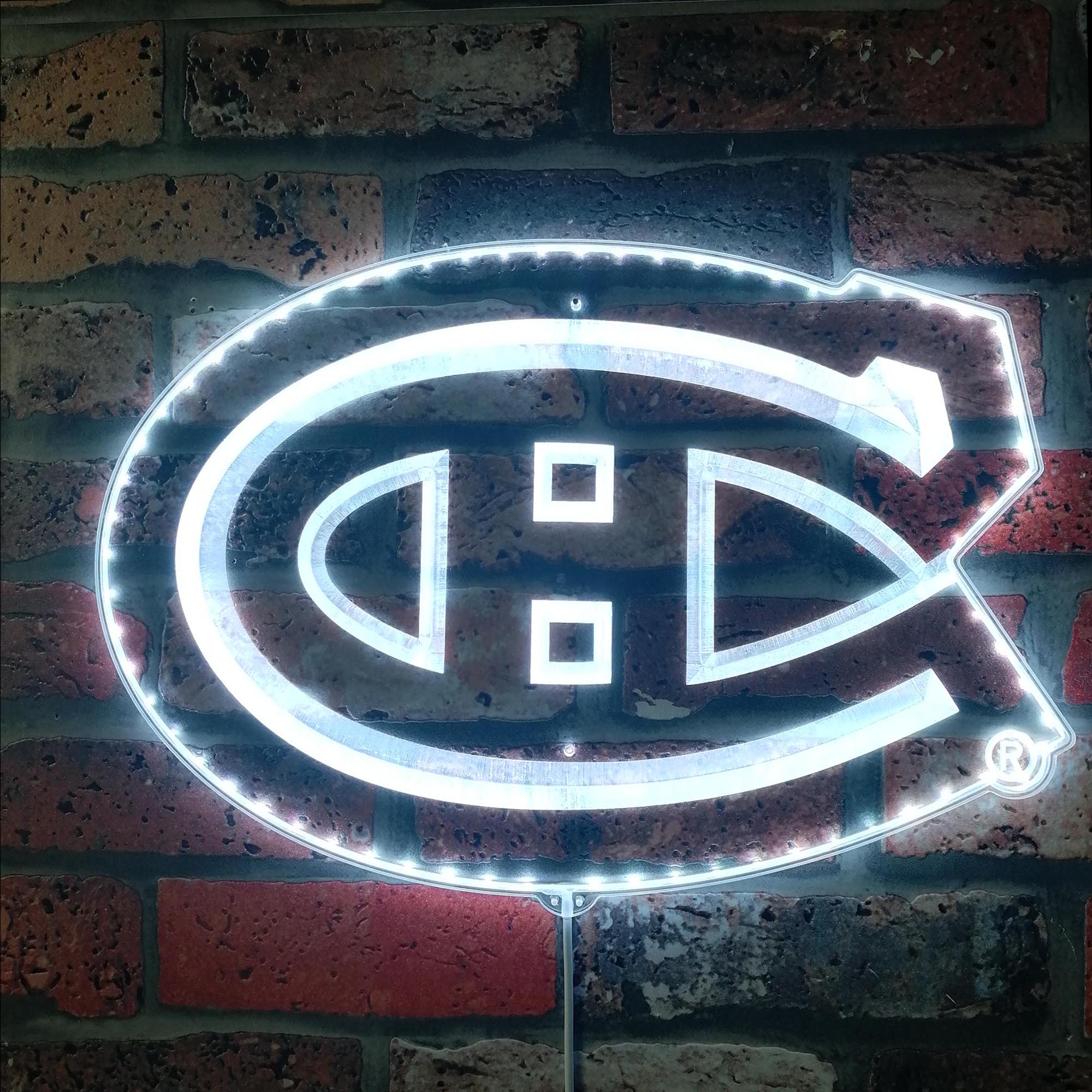 Montreal Canadiens Dynamic RGB Edge Lit LED Sign