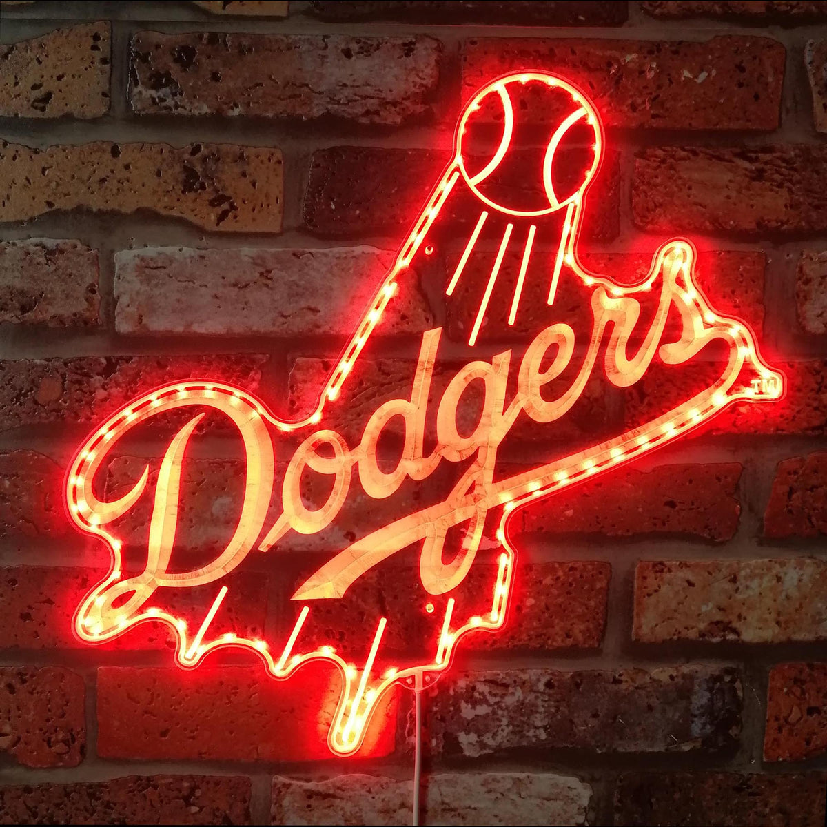 Dogers Dynamic RGB Edge Lit LED Sign | LEDLABCAVE