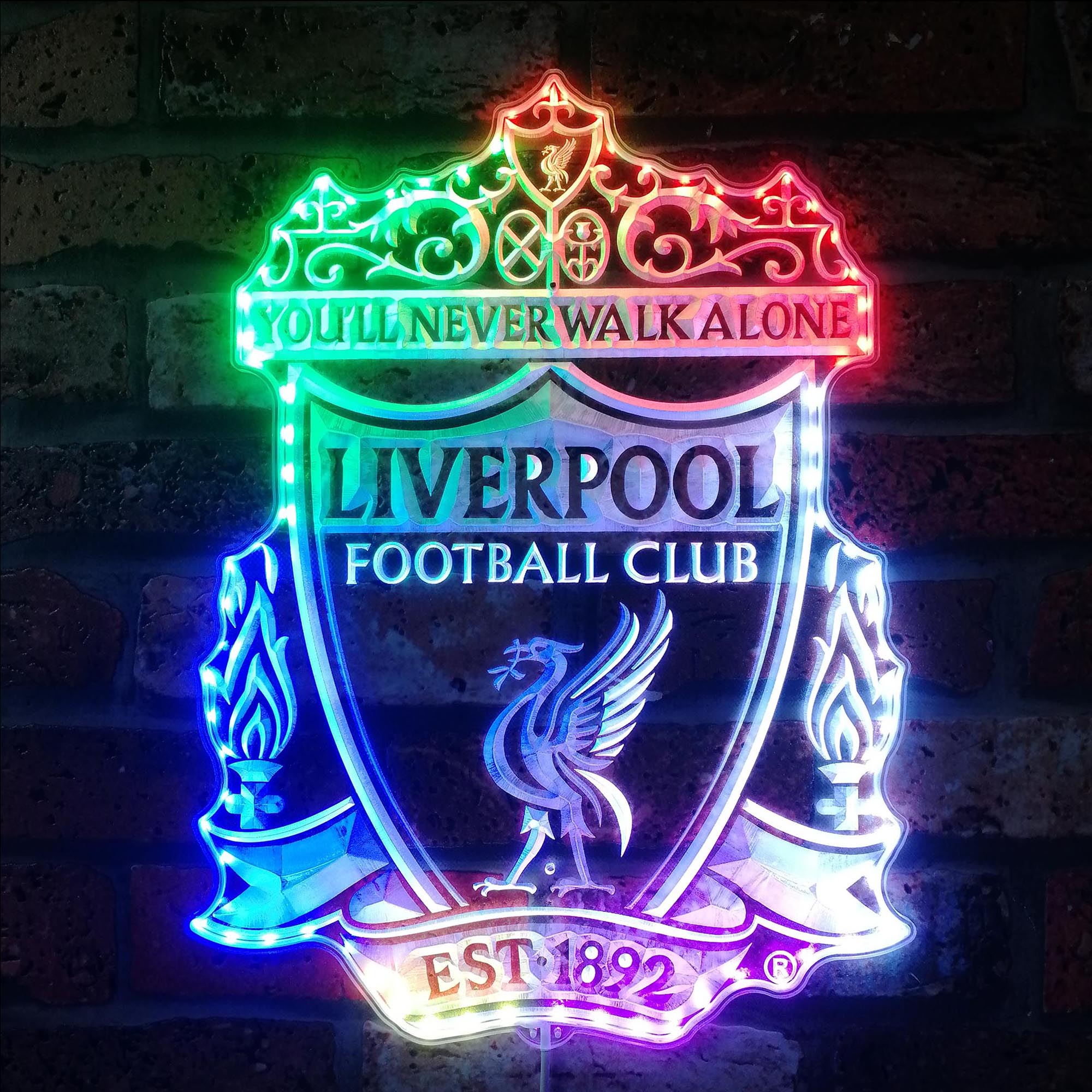 Liverpool Dynamic RGB Edge Lit LED Sign
