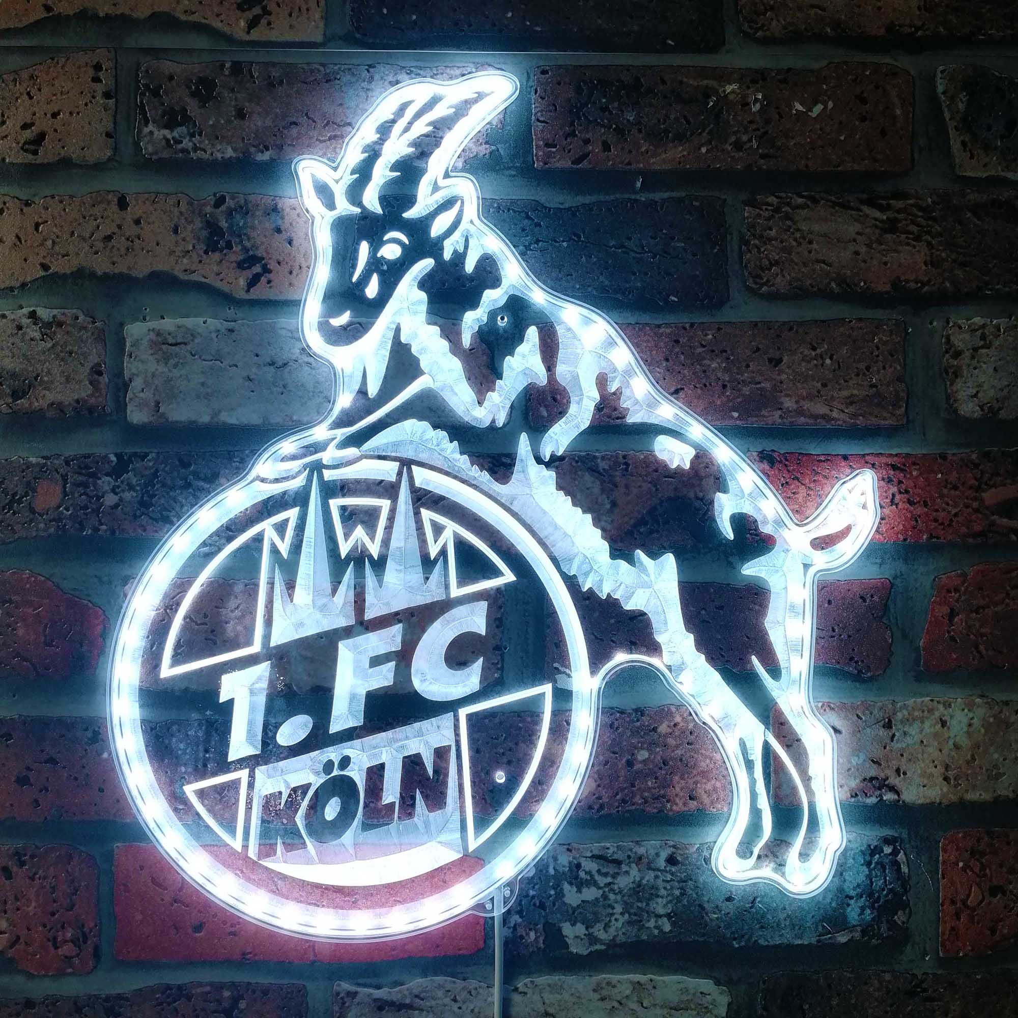 FC Koln Football Dynamic RGB Edge Lit LED Sign