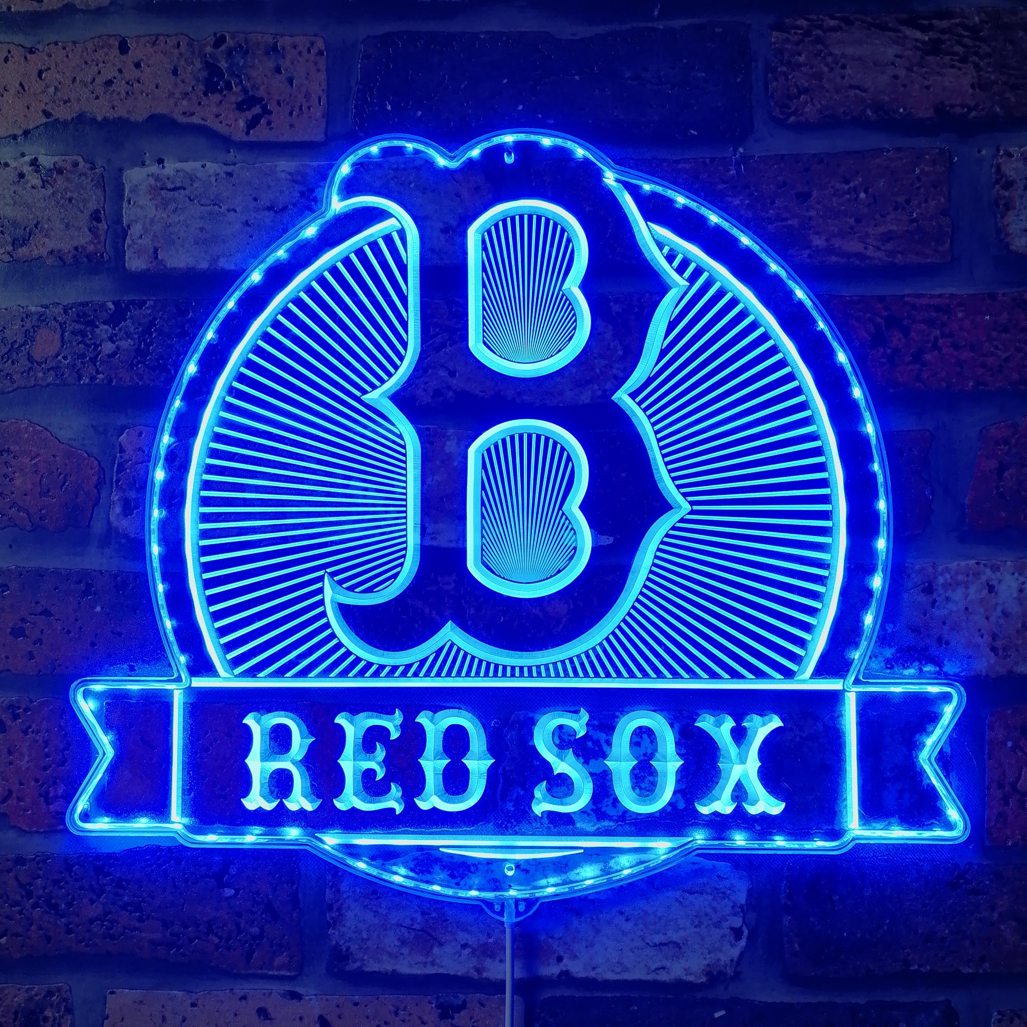 Boston Red Sox Dynamic RGB Edge Lit LED Sign