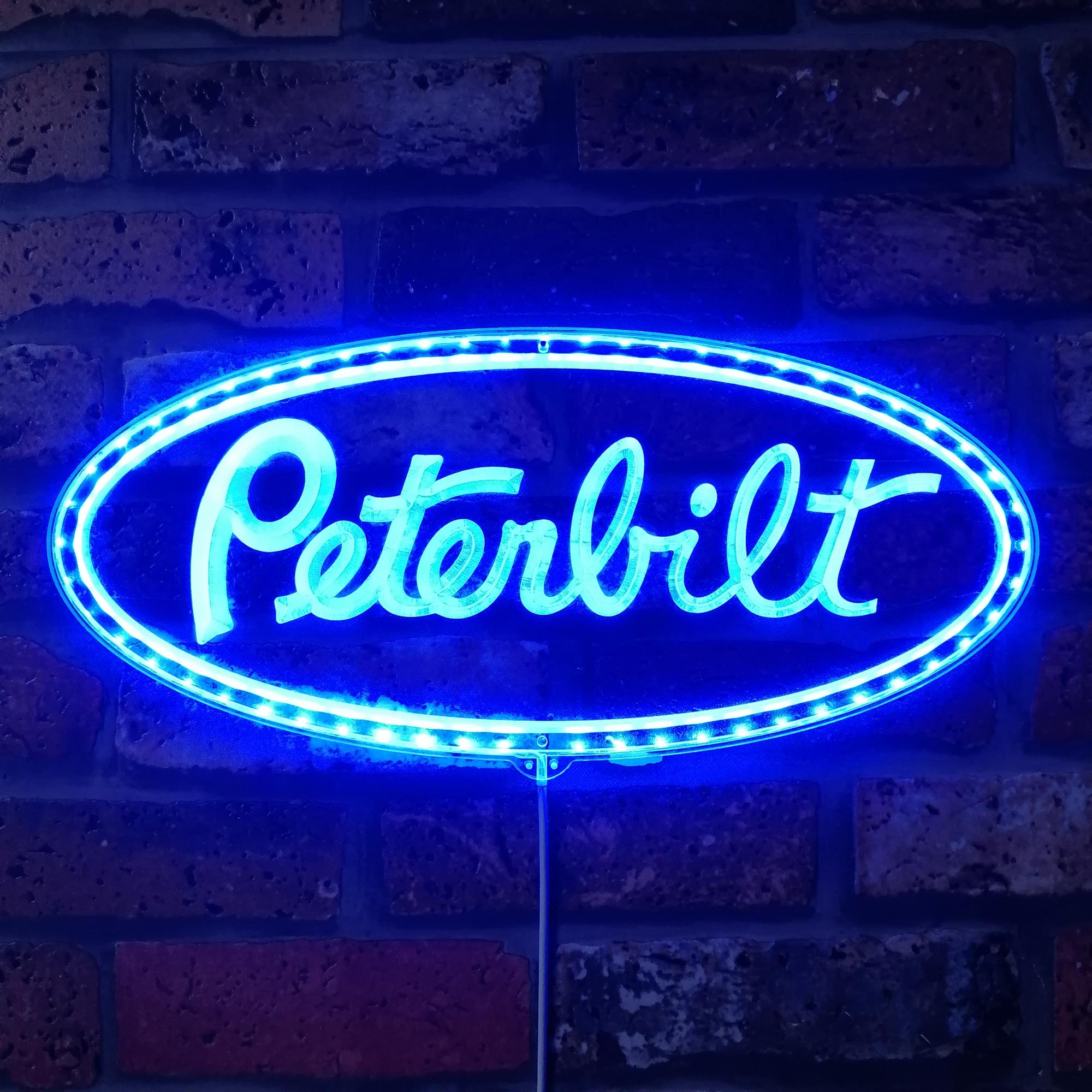 Peterbilt Dynamic RGB Edge Lit LED Sign