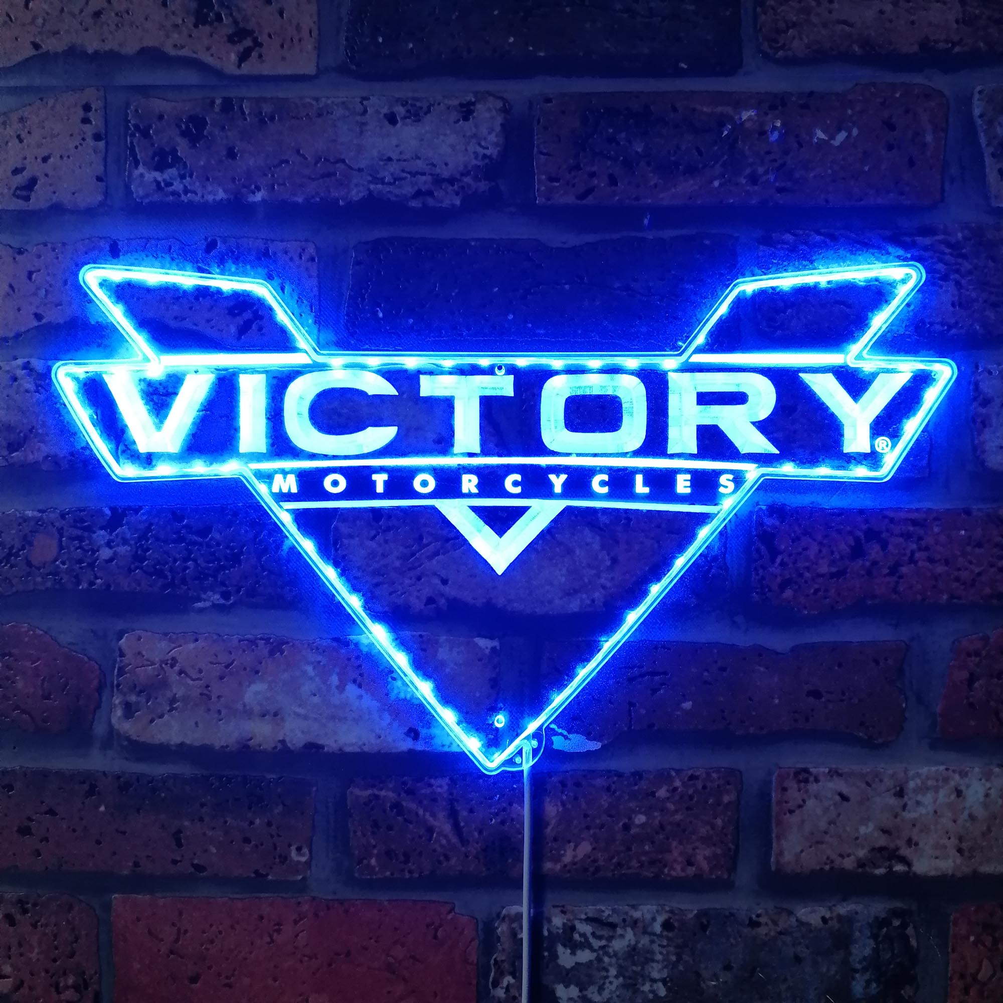 Victory Motorcycles Dynamic RGB Edge Lit LED Sign