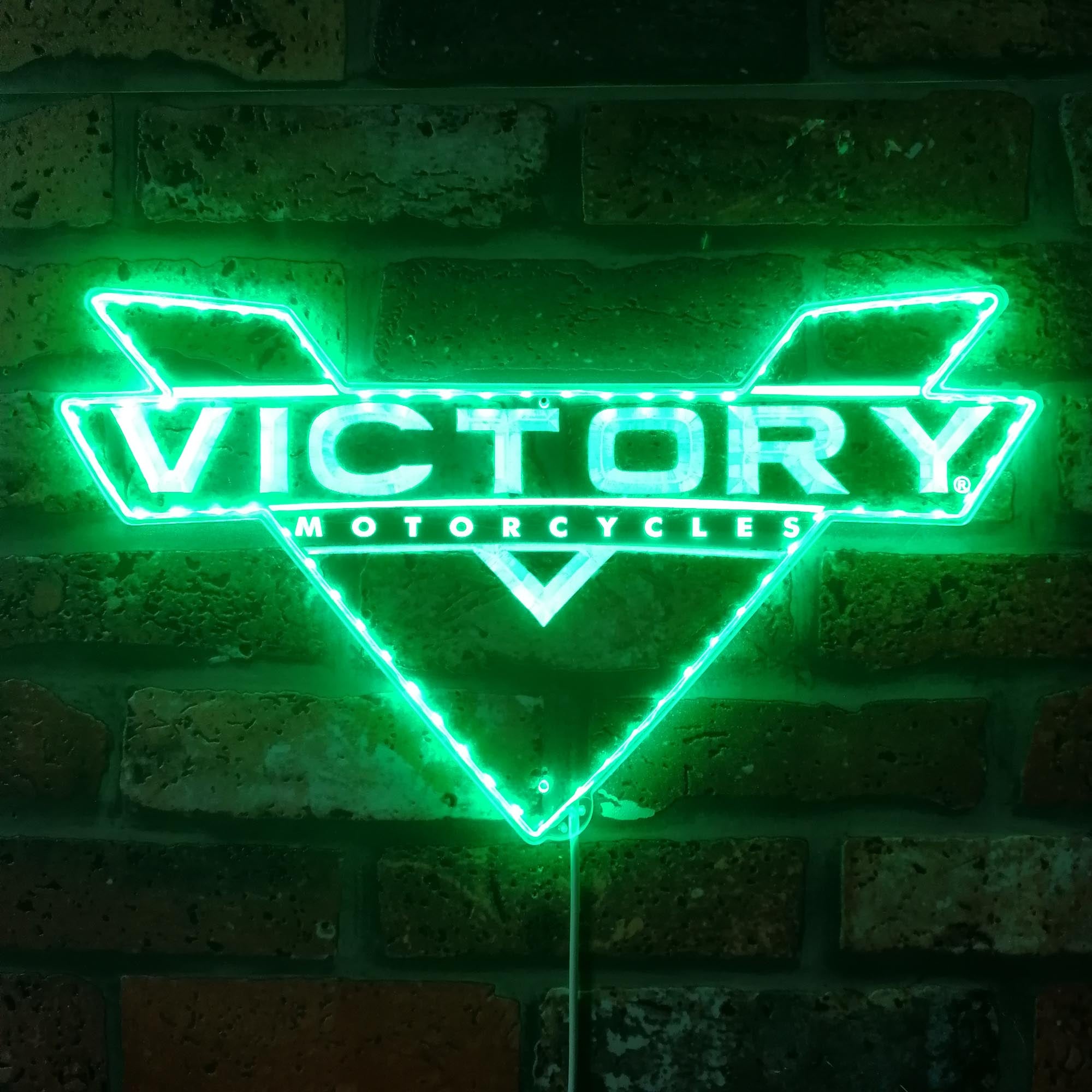 Victory Motorcycles Dynamic RGB Edge Lit LED Sign