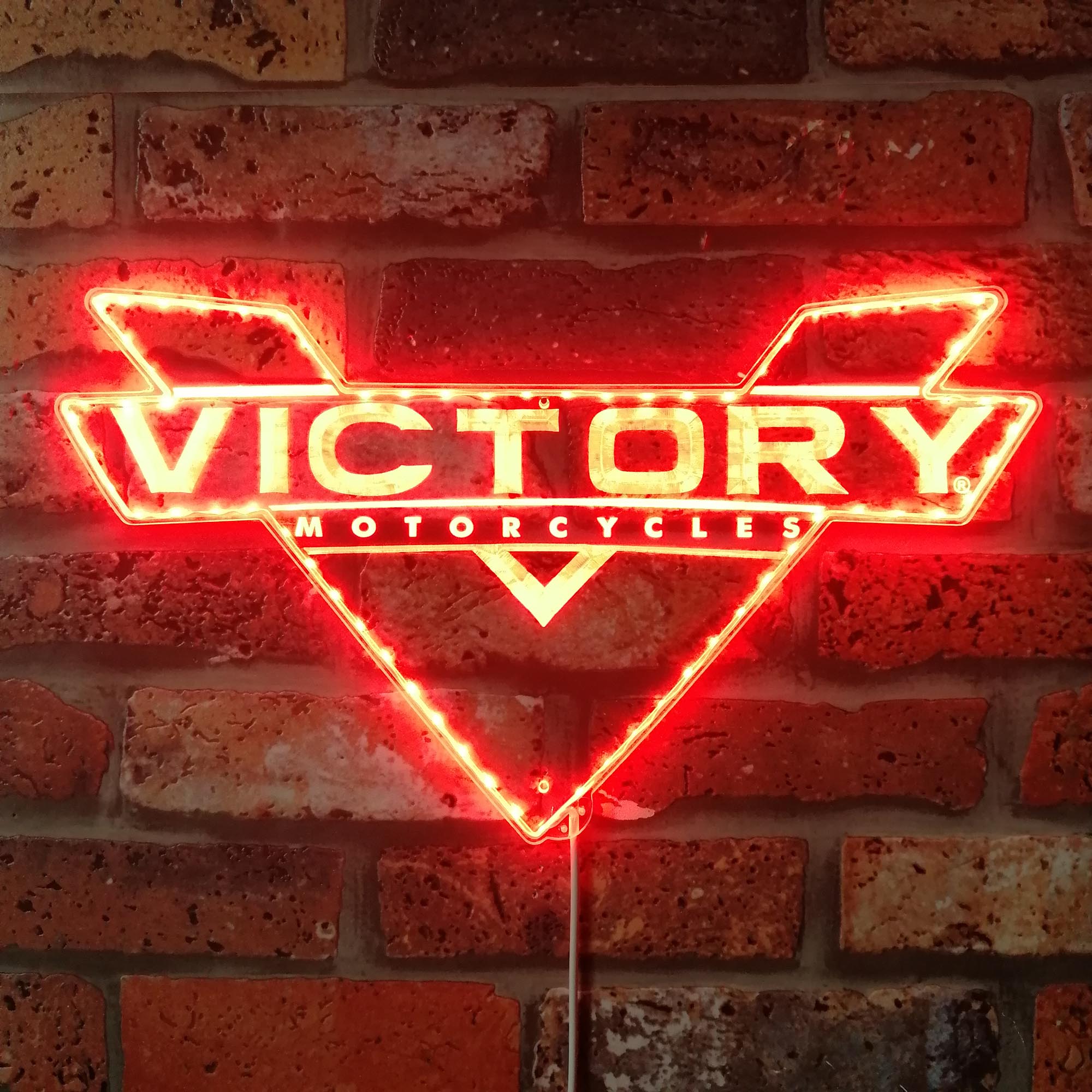 Victory Motorcycles Dynamic RGB Edge Lit LED Sign