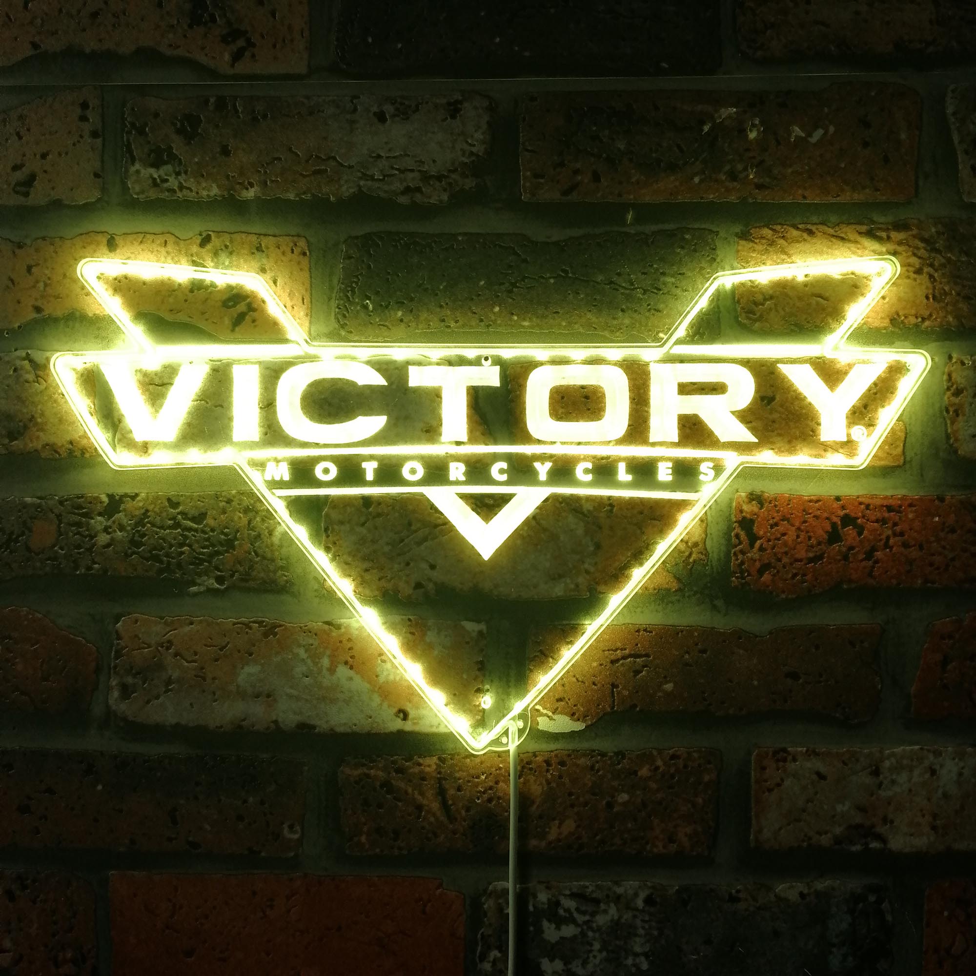 Victory Motorcycles Dynamic RGB Edge Lit LED Sign