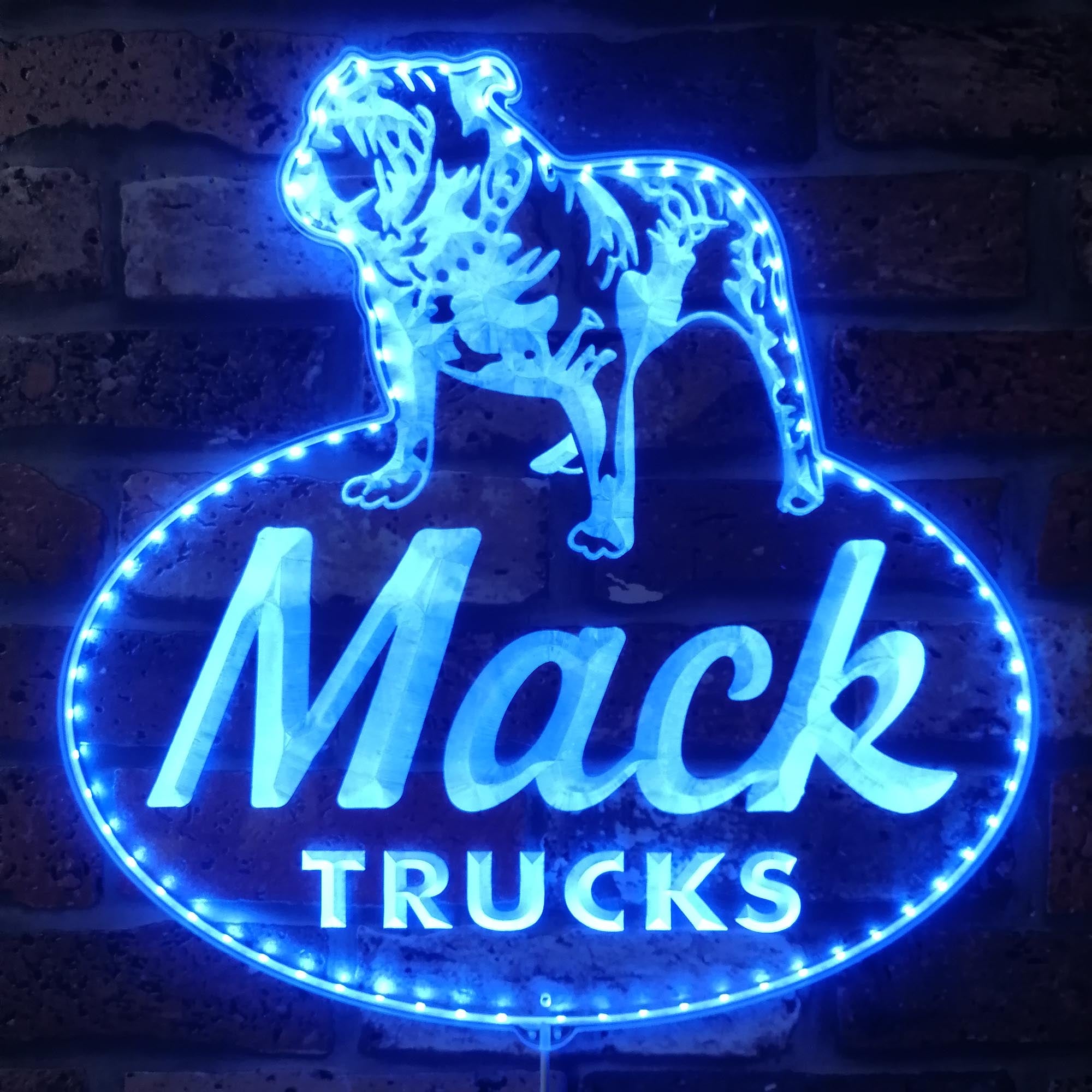 Mack Trucks Dynamic RGB Edge Lit LED Sign