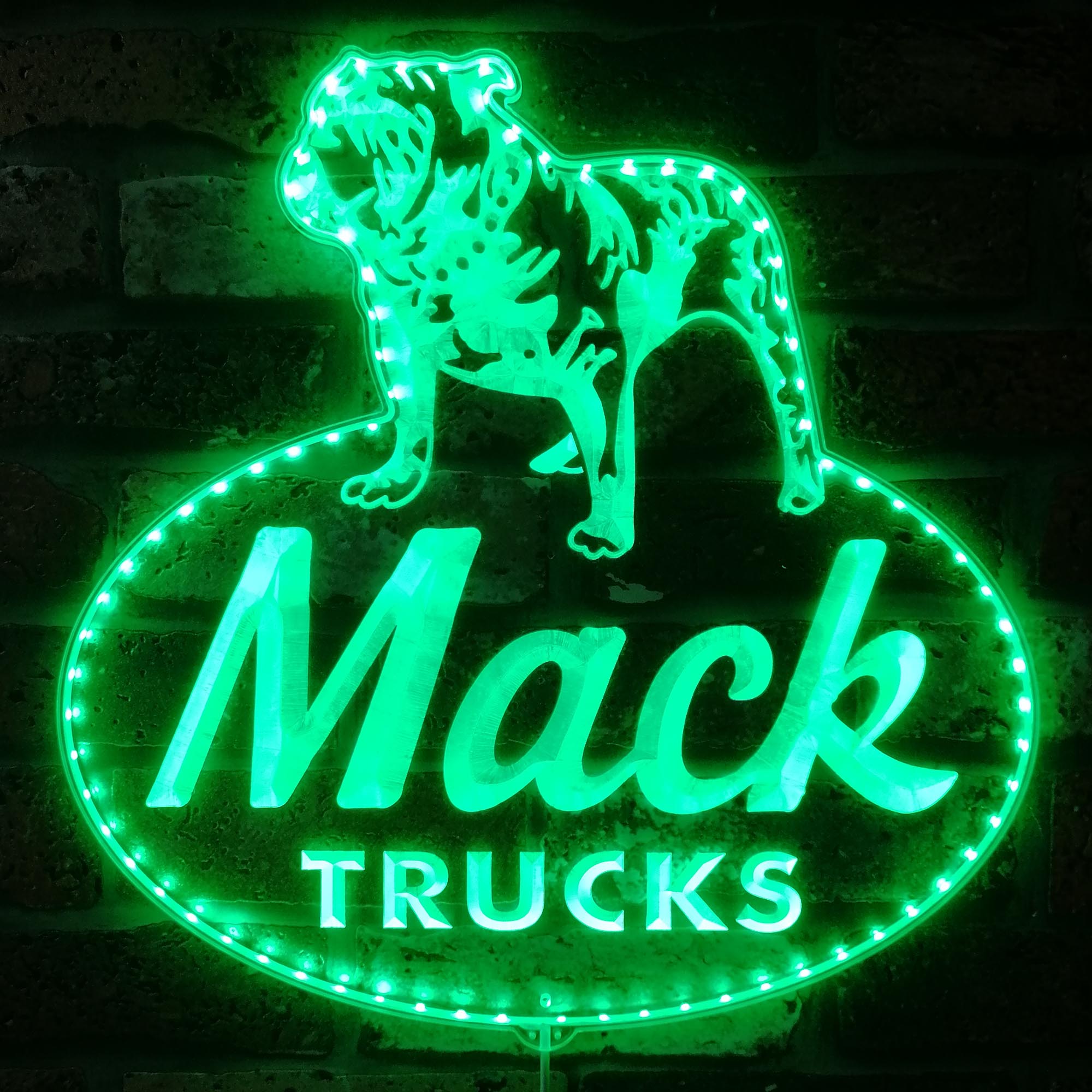 Mack Trucks Dynamic RGB Edge Lit LED Sign