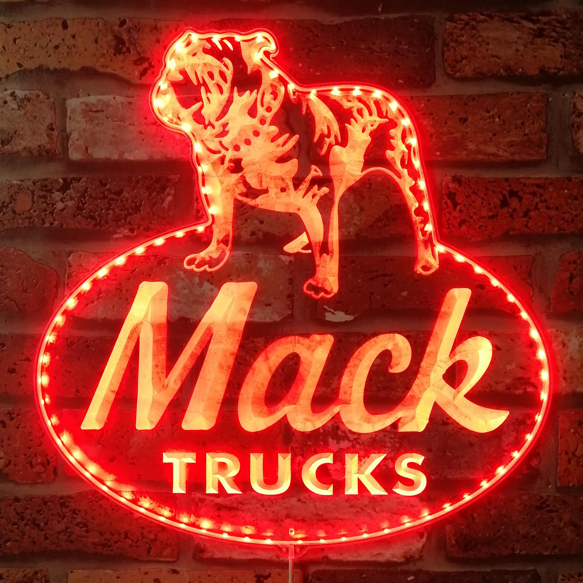 Mack Trucks Dynamic RGB Edge Lit LED Sign