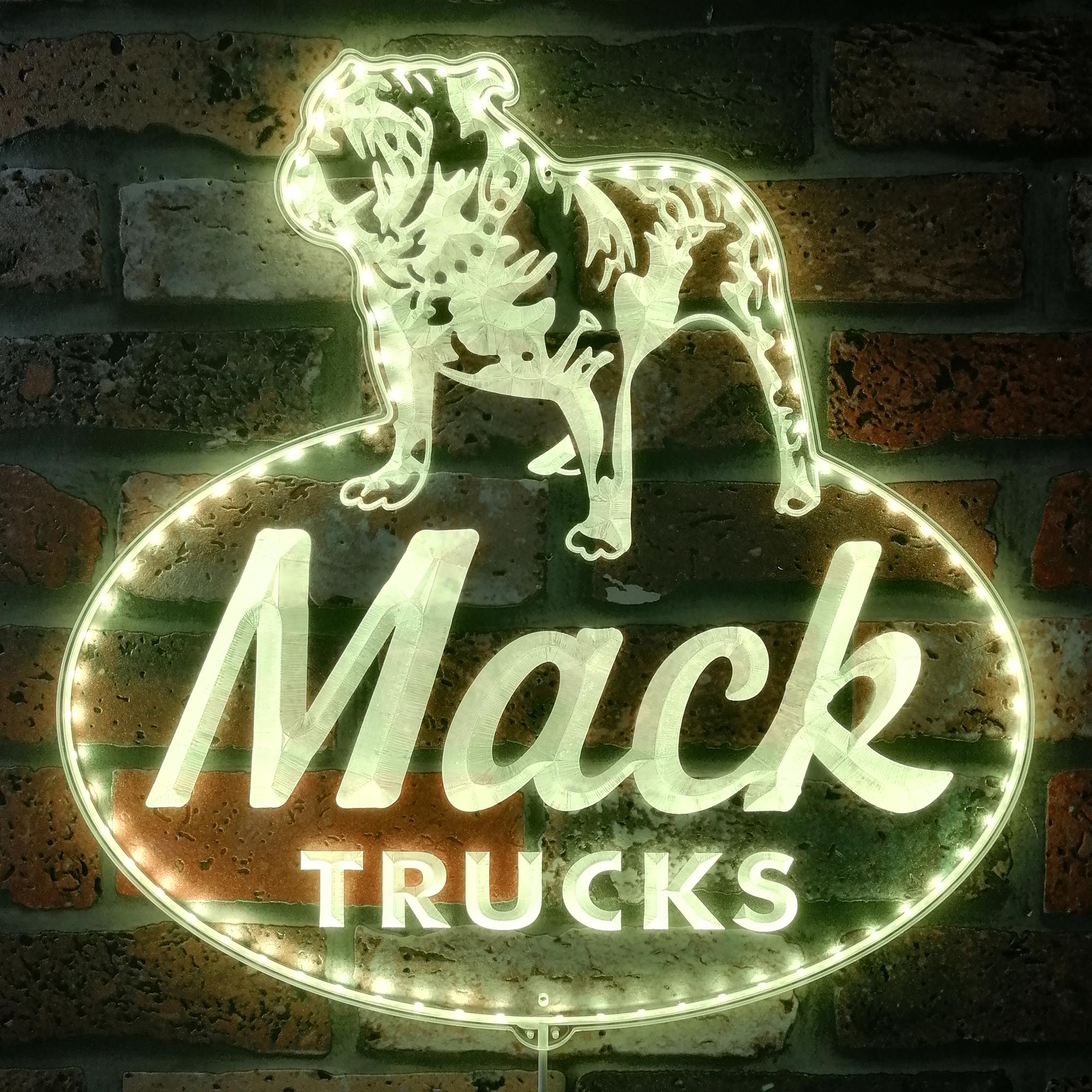 Mack Trucks Dynamic RGB Edge Lit LED Sign