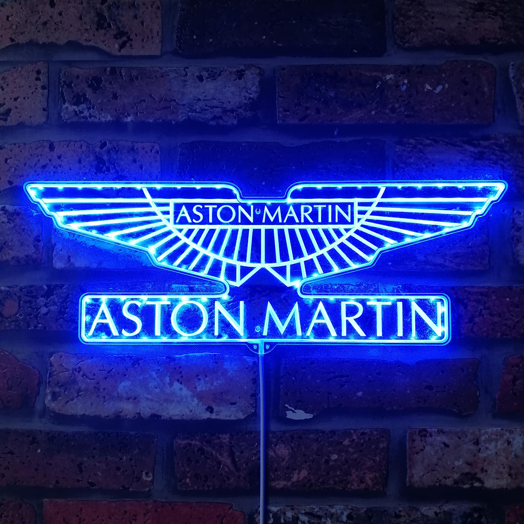 Aston Martin Dynamic RGB Edge Lit LED Sign