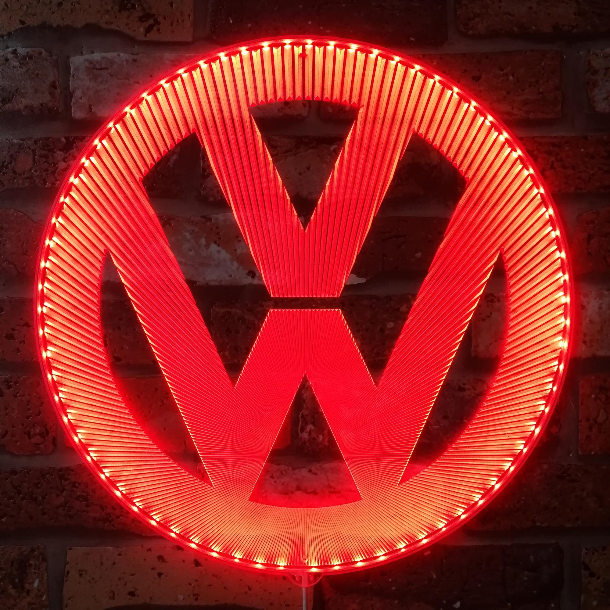 Volkswagen Dynamic RGB Edge Lit LED Sign
