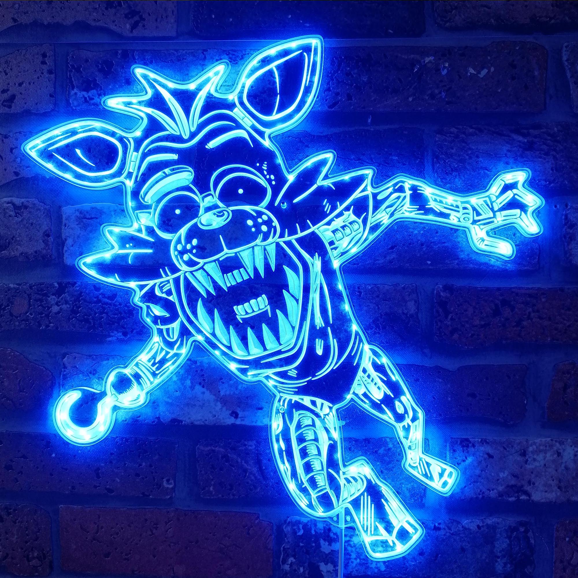 Five Nights At Freddy's Foxy RGB Edge Lit LED Sign