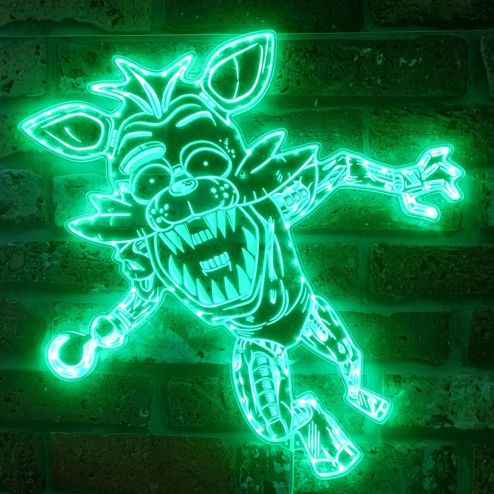 Five Nights At Freddy's Foxy RGB Edge Lit LED Sign