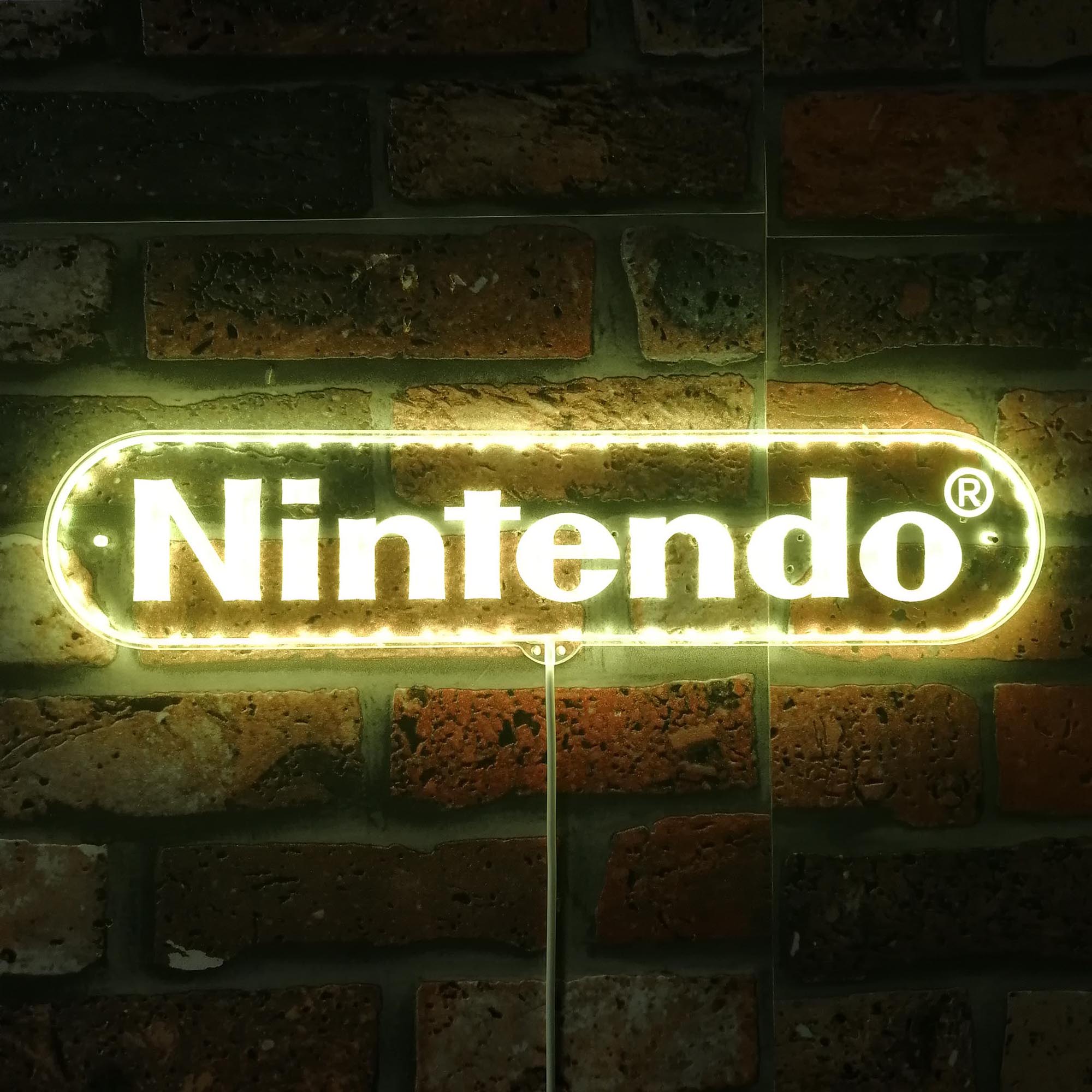 Nintendo Dynamic RGB Edge Lit LED Sign