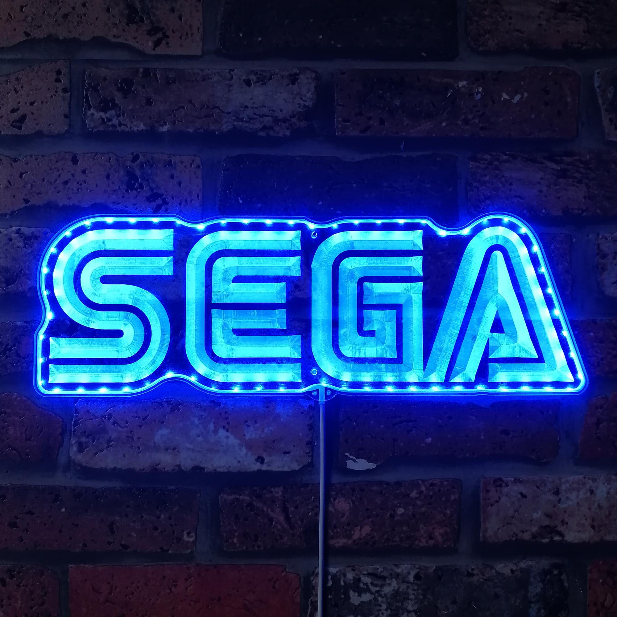 Sega Dynamic RGB Edge Lit LED Sign