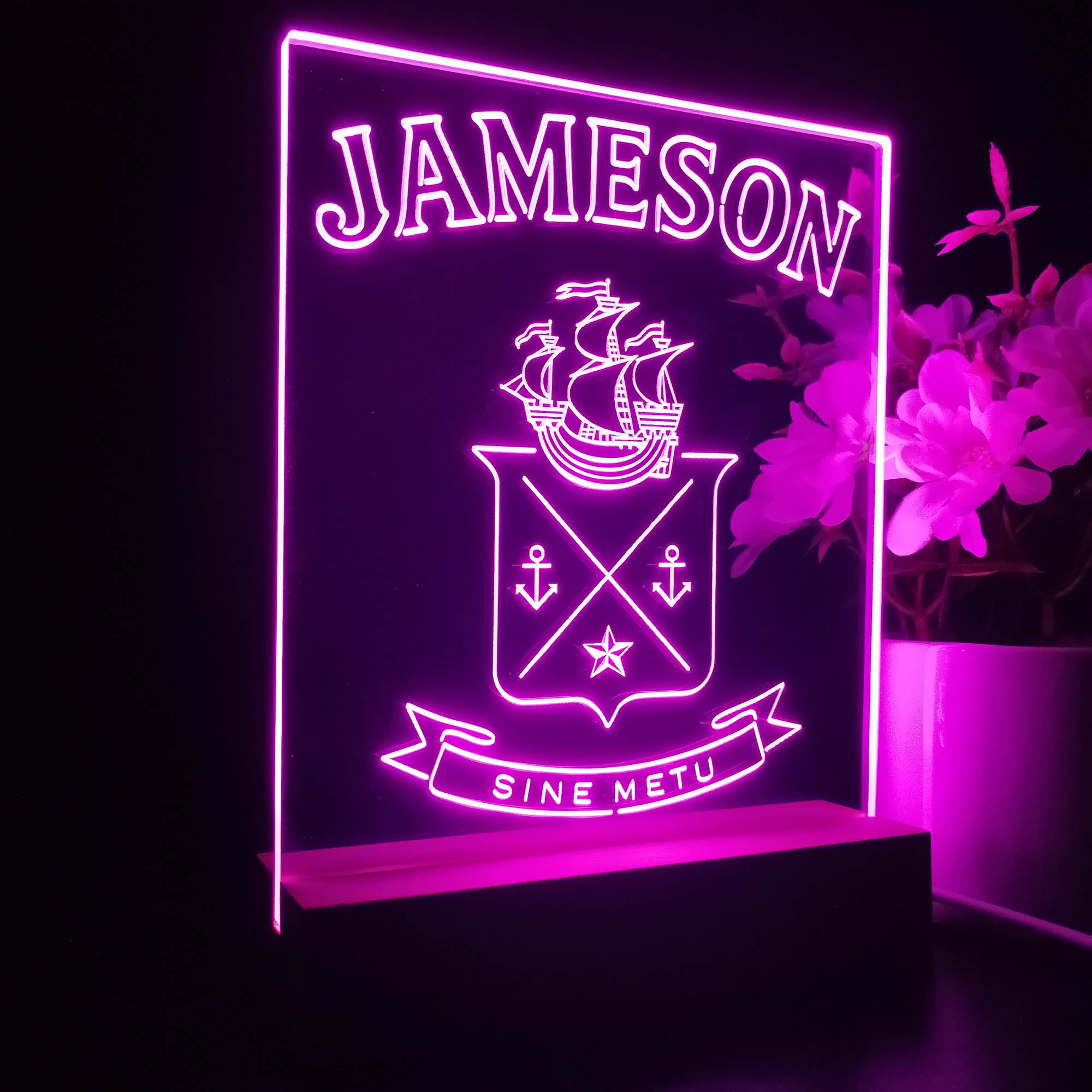 Jamesons Sine Metu 3D LED Optical Illusion Night Light Table Lamp