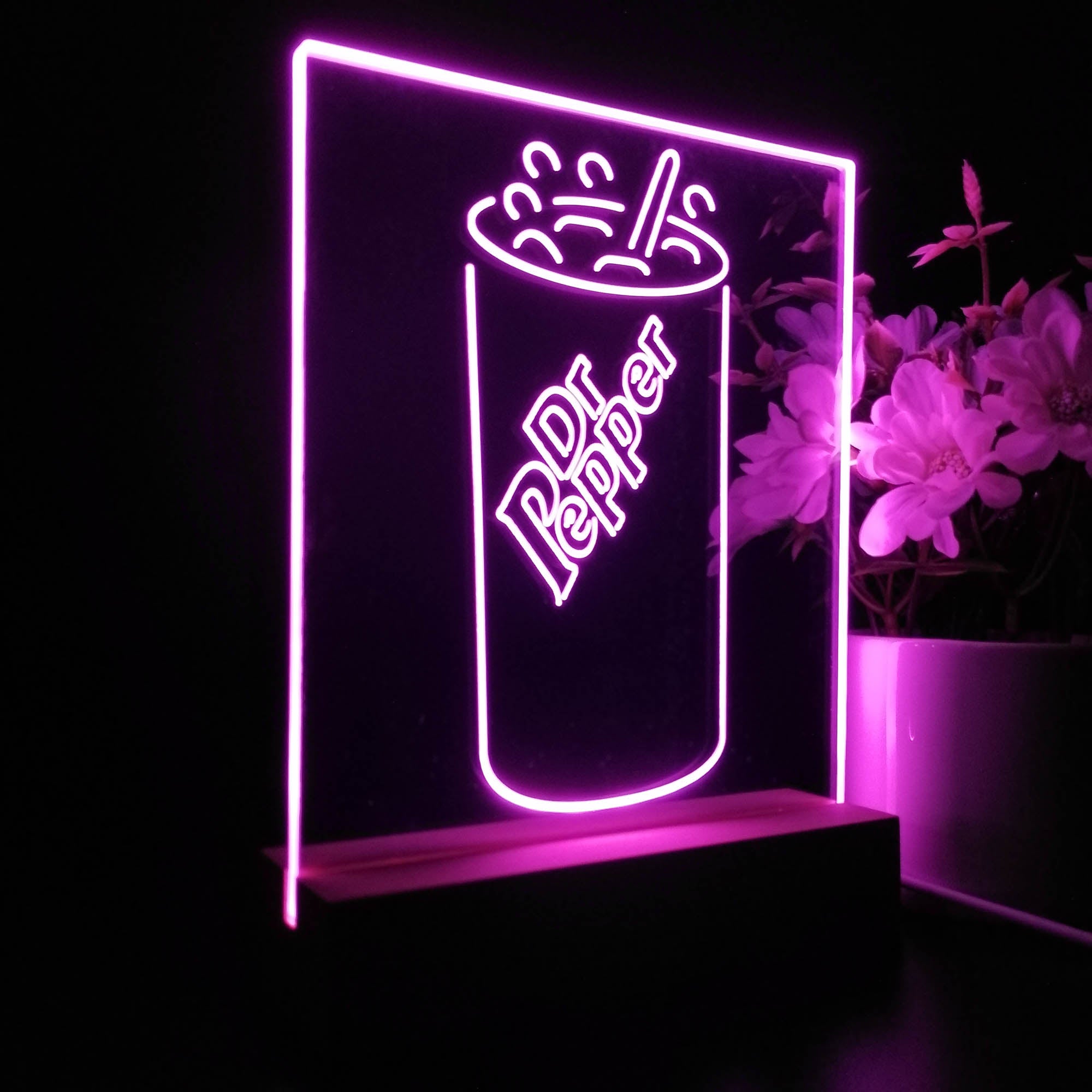 Dr. Pepper Cup Neon-Like LED Sign