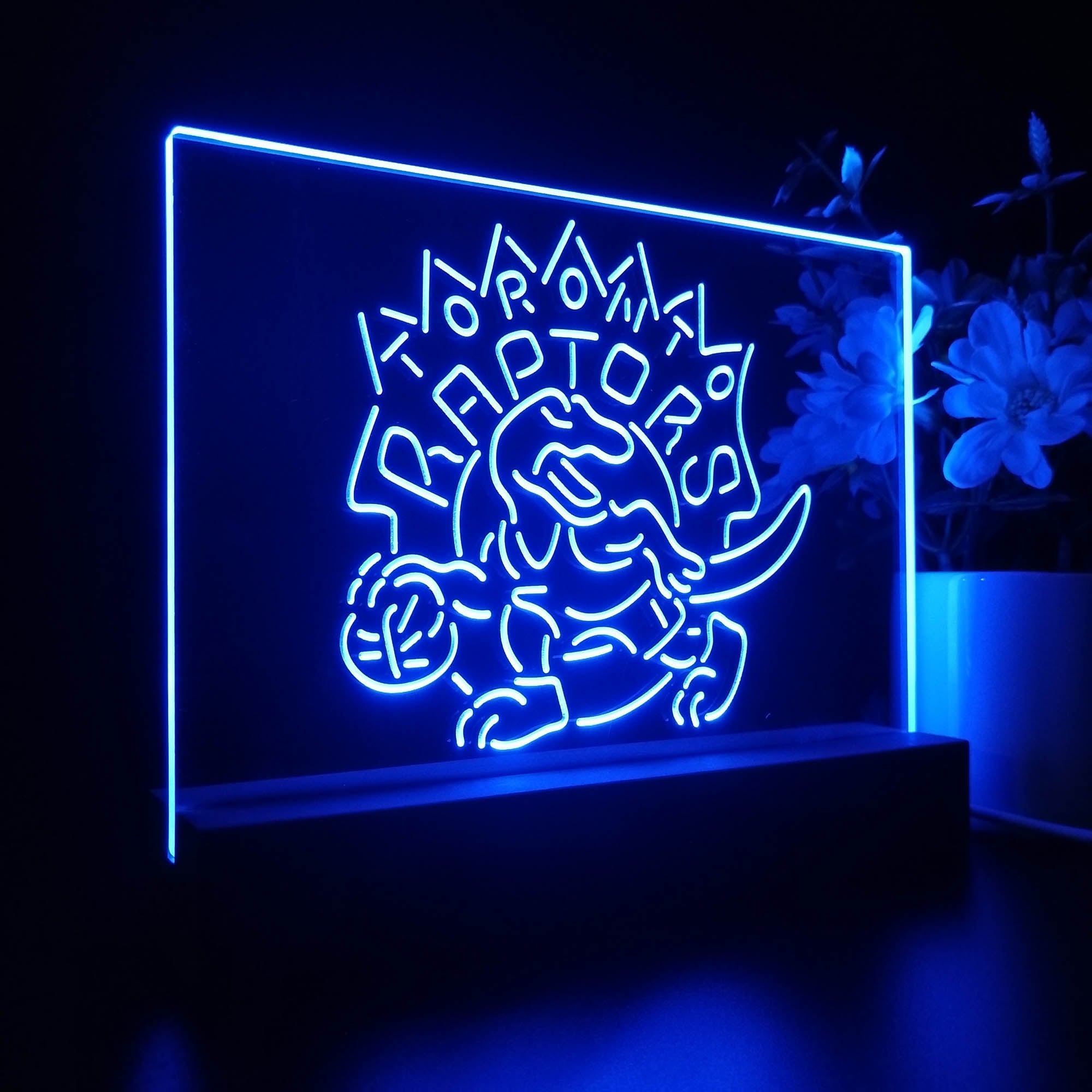 Toronto Raptors Basketball NBA 3D LED Illusion Sport Team Night Light