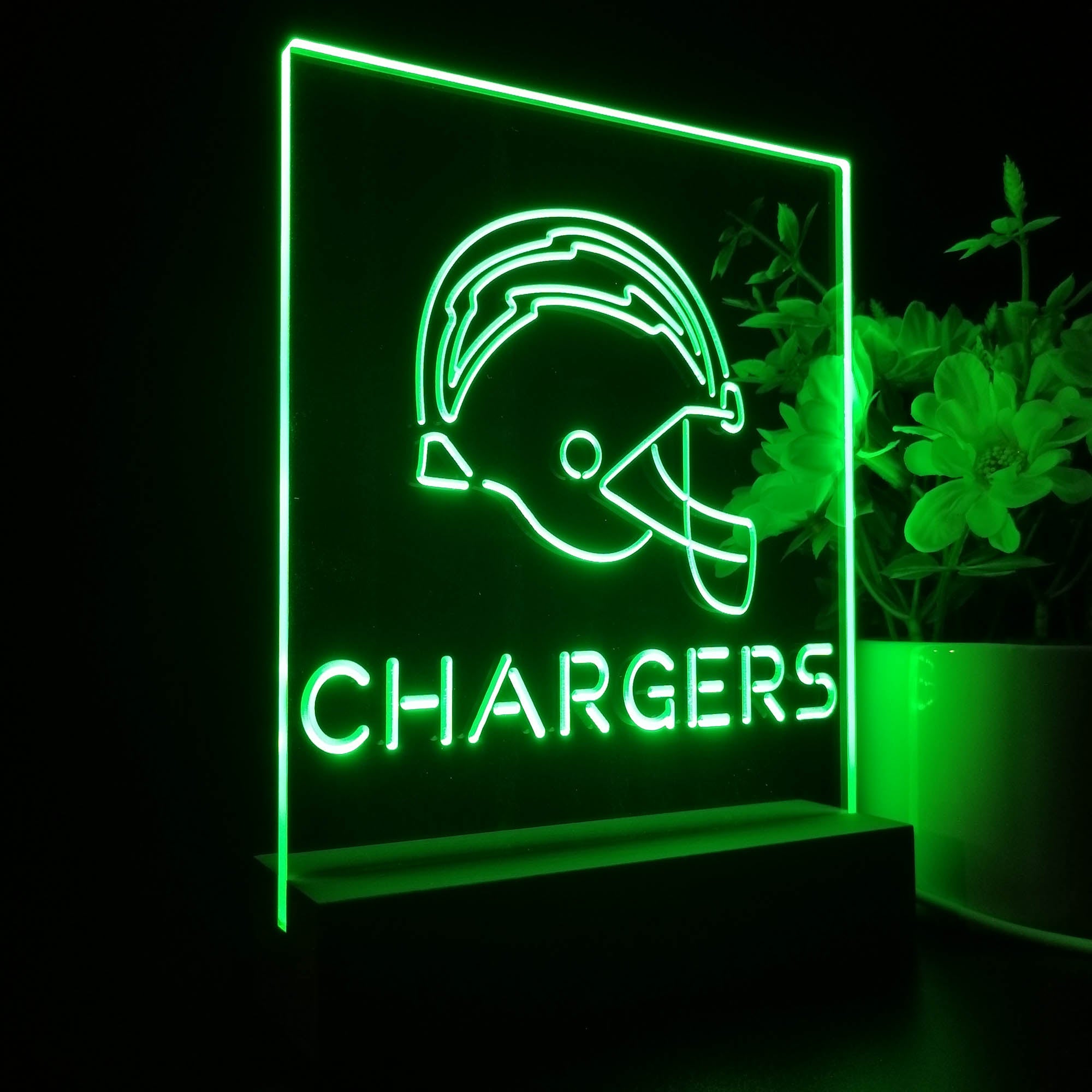 Los Angeles Chargers 3D LED Illusion Sport Team Night Light