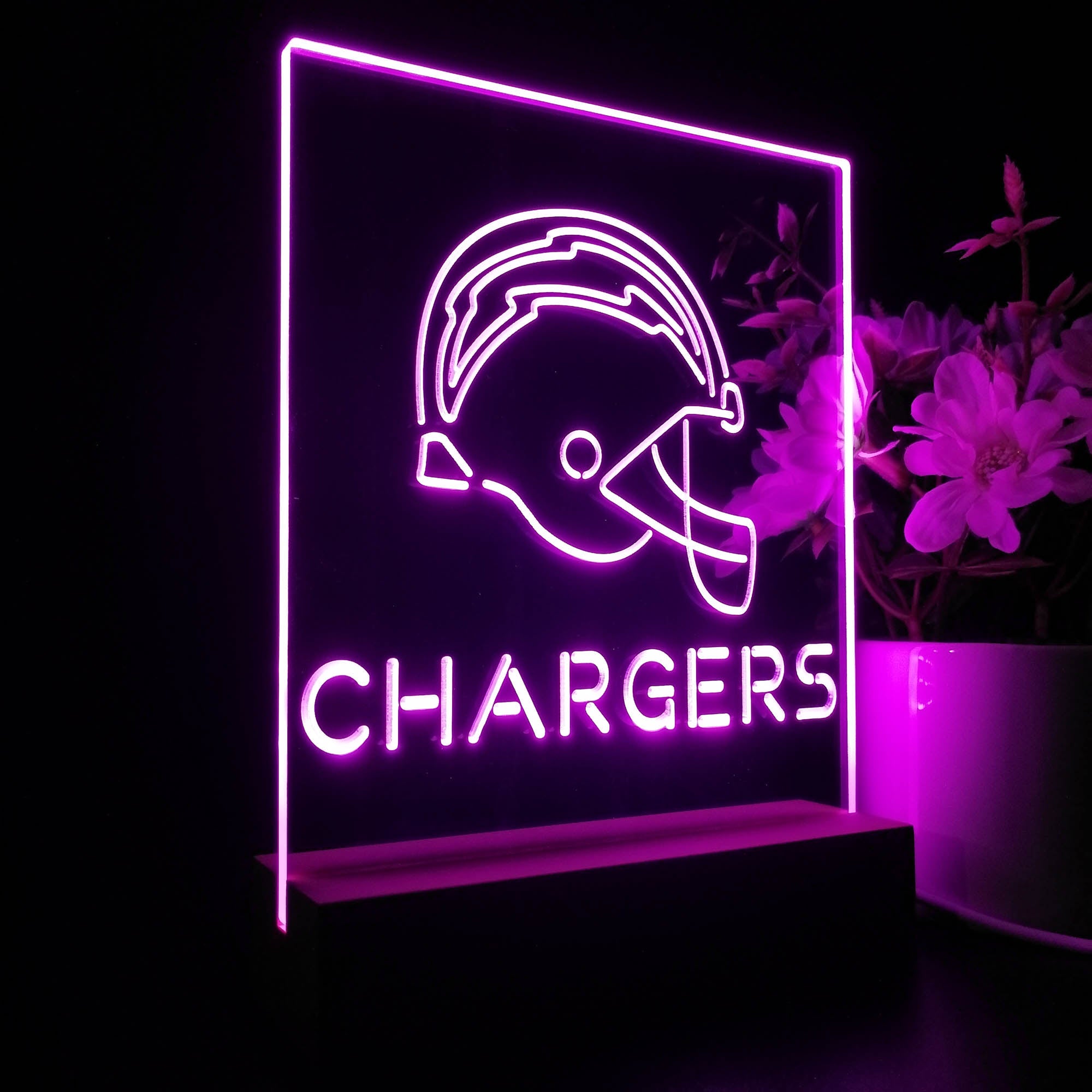 Los Angeles Chargers 3D LED Illusion Sport Team Night Light