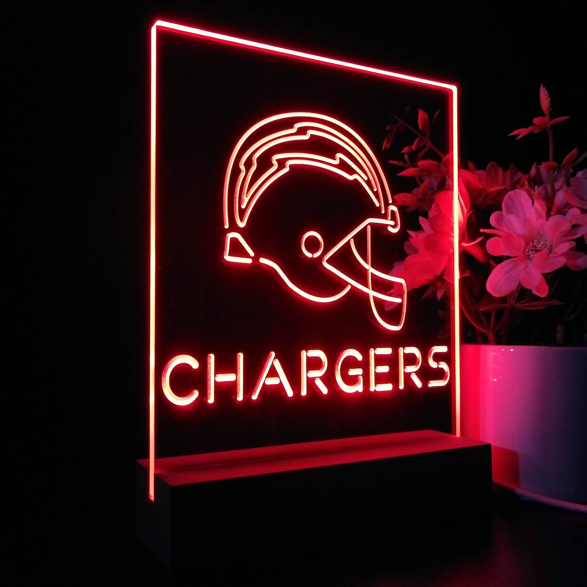 Los Angeles Chargers 3D LED Illusion Sport Team Night Light