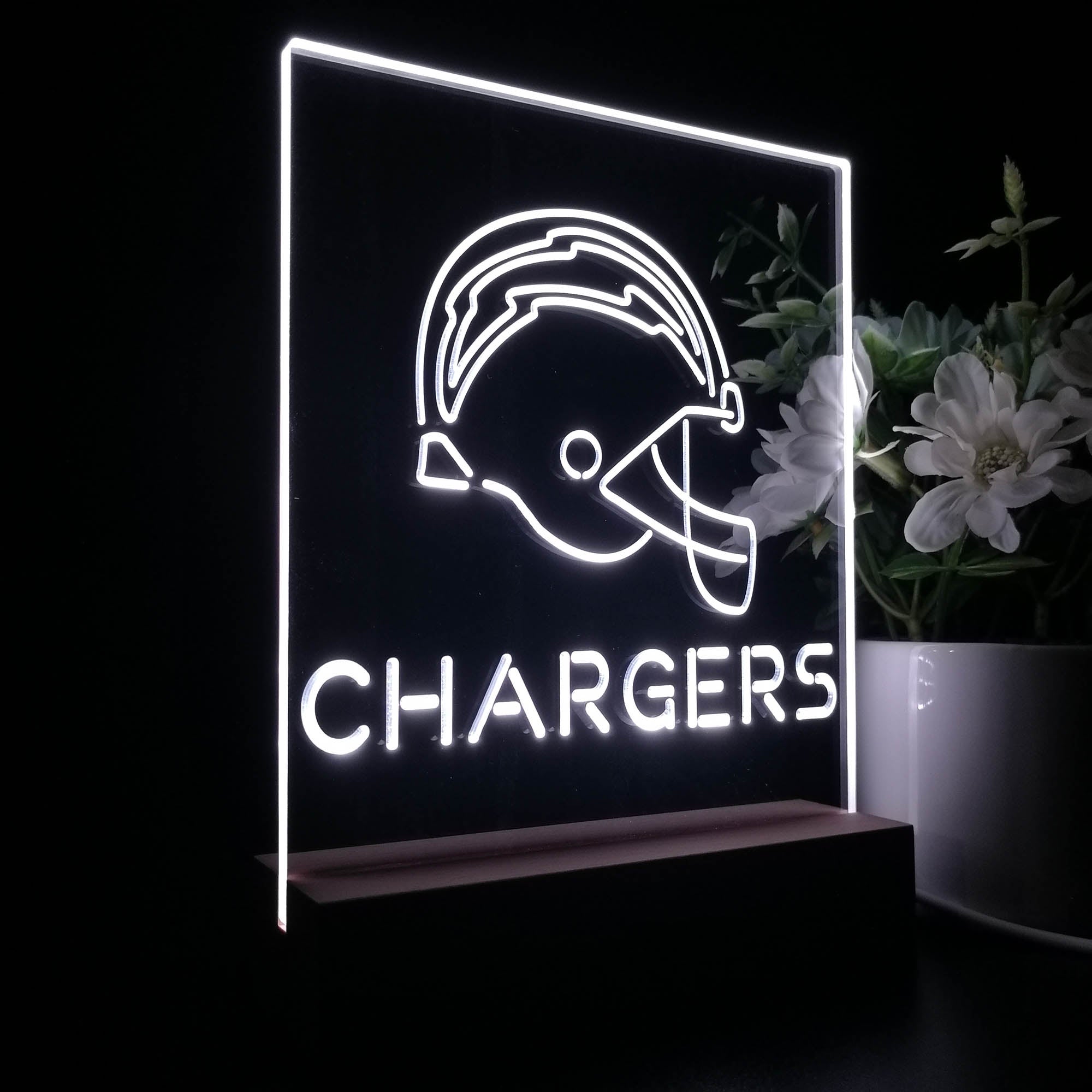 Los Angeles Chargers 3D LED Illusion Sport Team Night Light