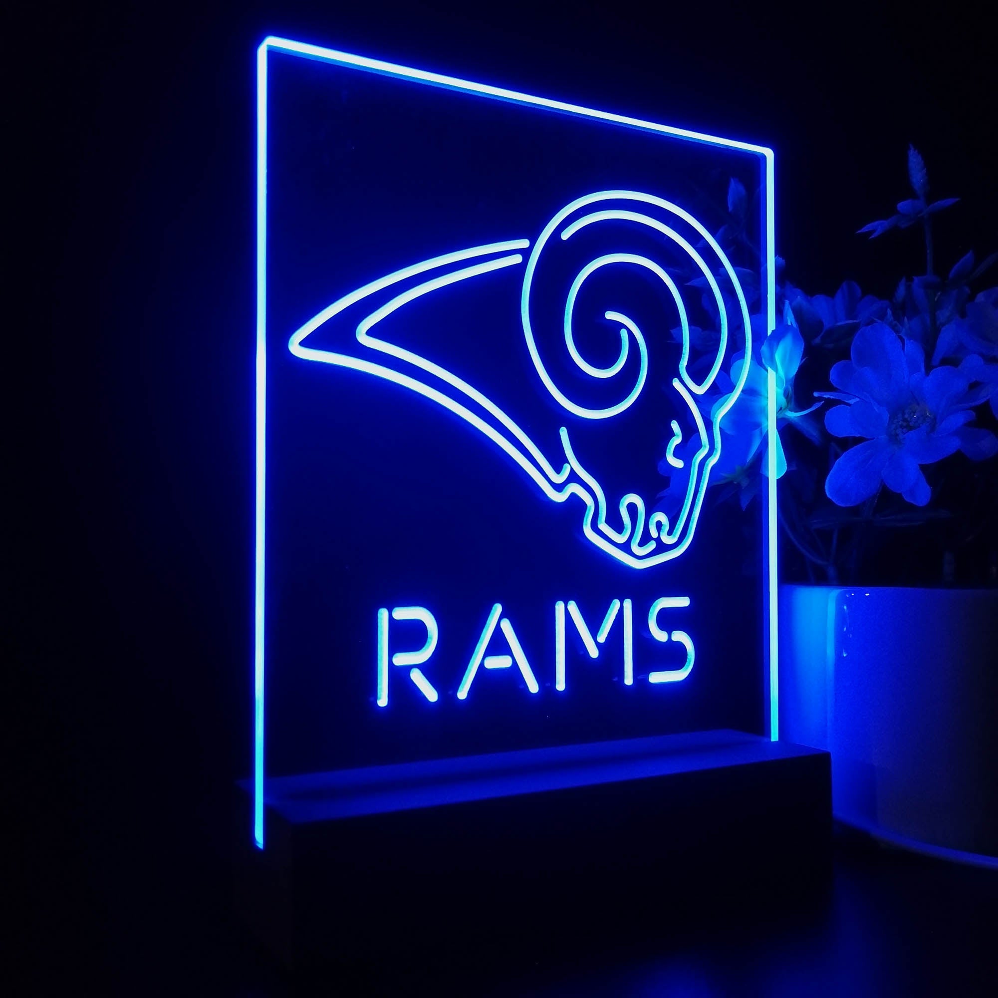 Los Angeles Ramsation 3D LED Illusion Sport Team Night Light