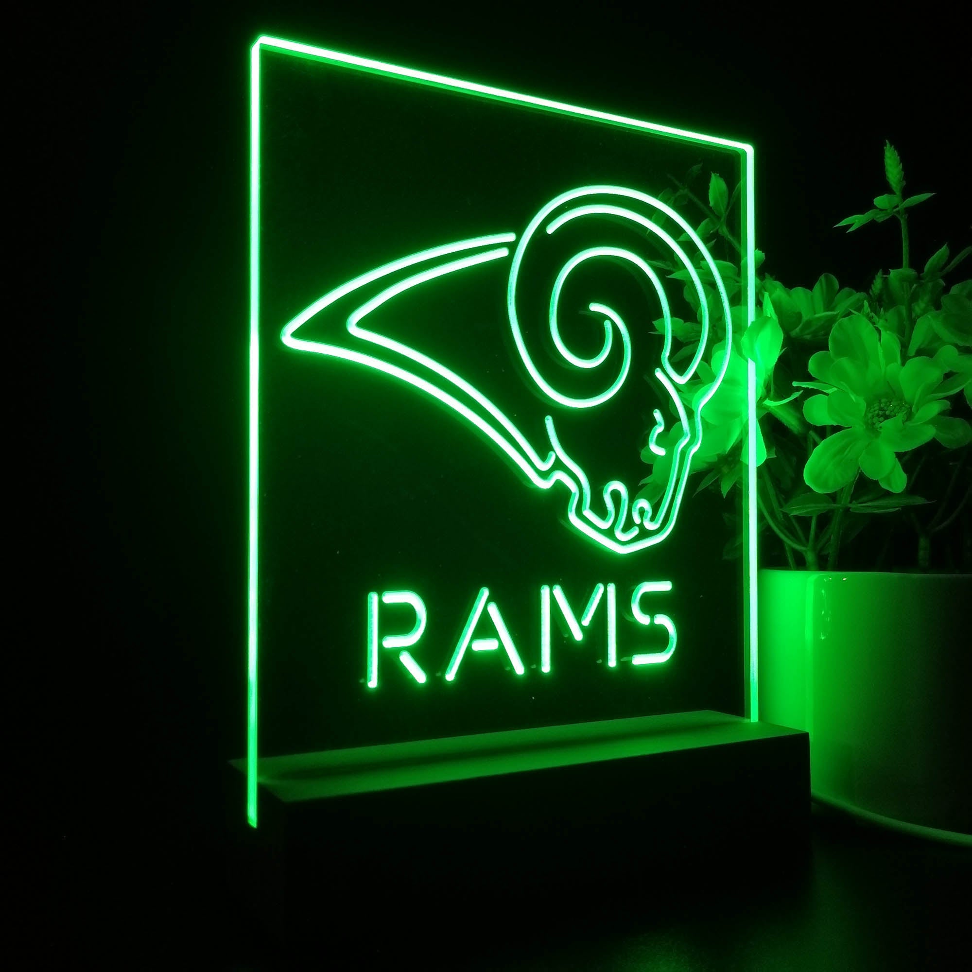 Los Angeles Ramsation 3D LED Illusion Sport Team Night Light