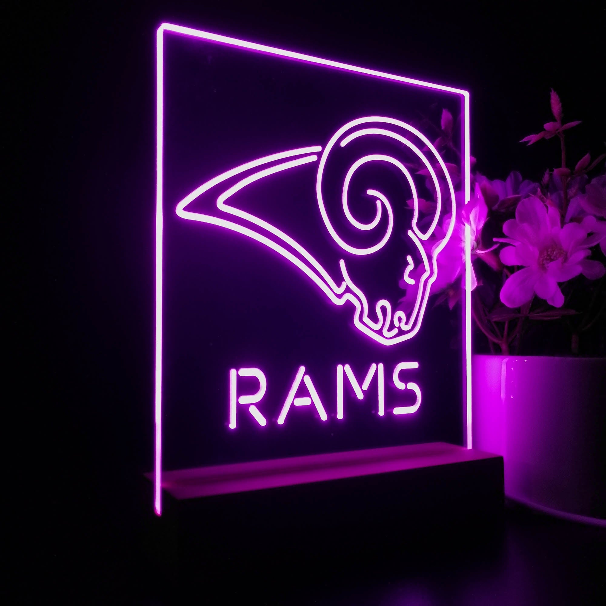 Los Angeles Ramsation 3D LED Illusion Sport Team Night Light