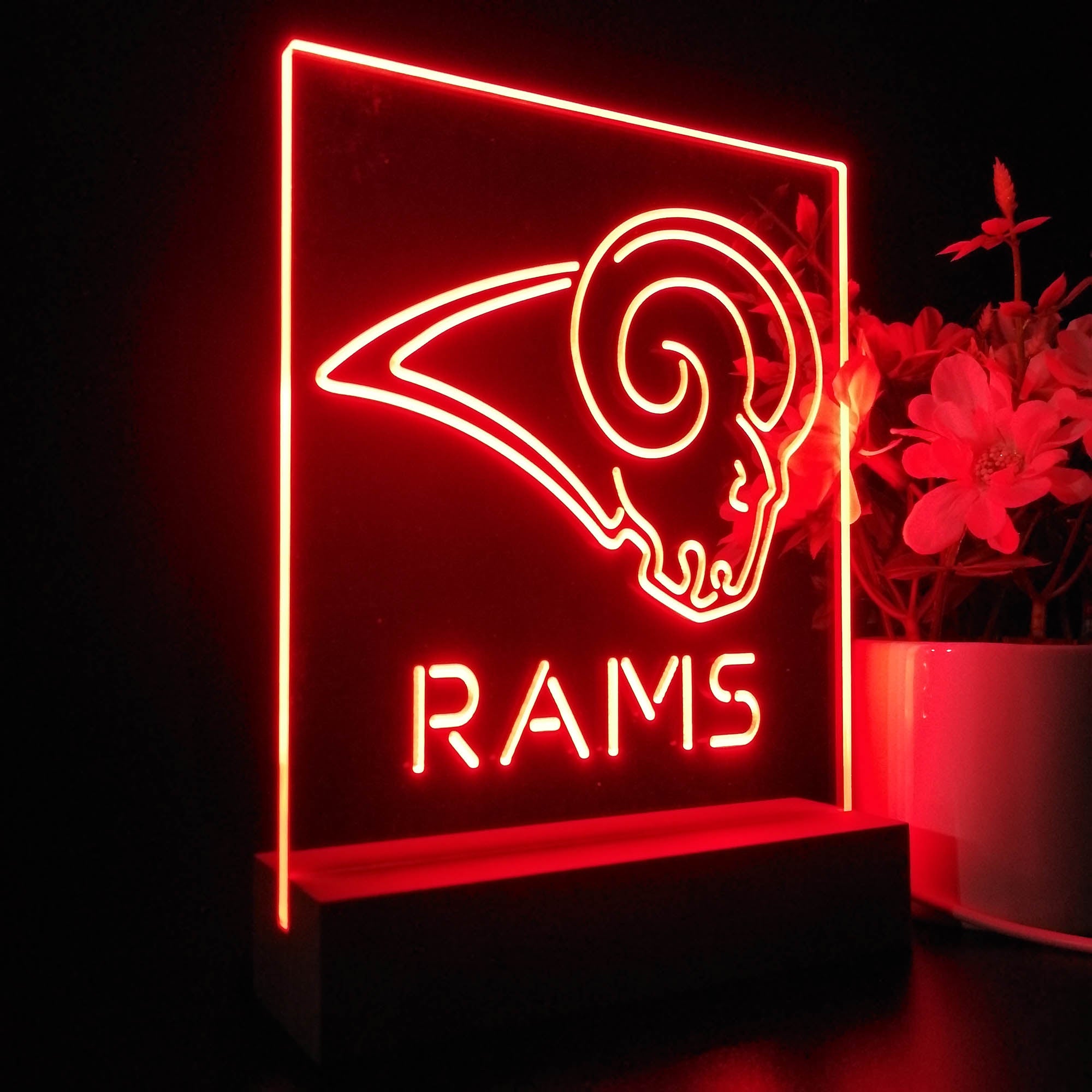 Los Angeles Ramsation 3D LED Illusion Sport Team Night Light