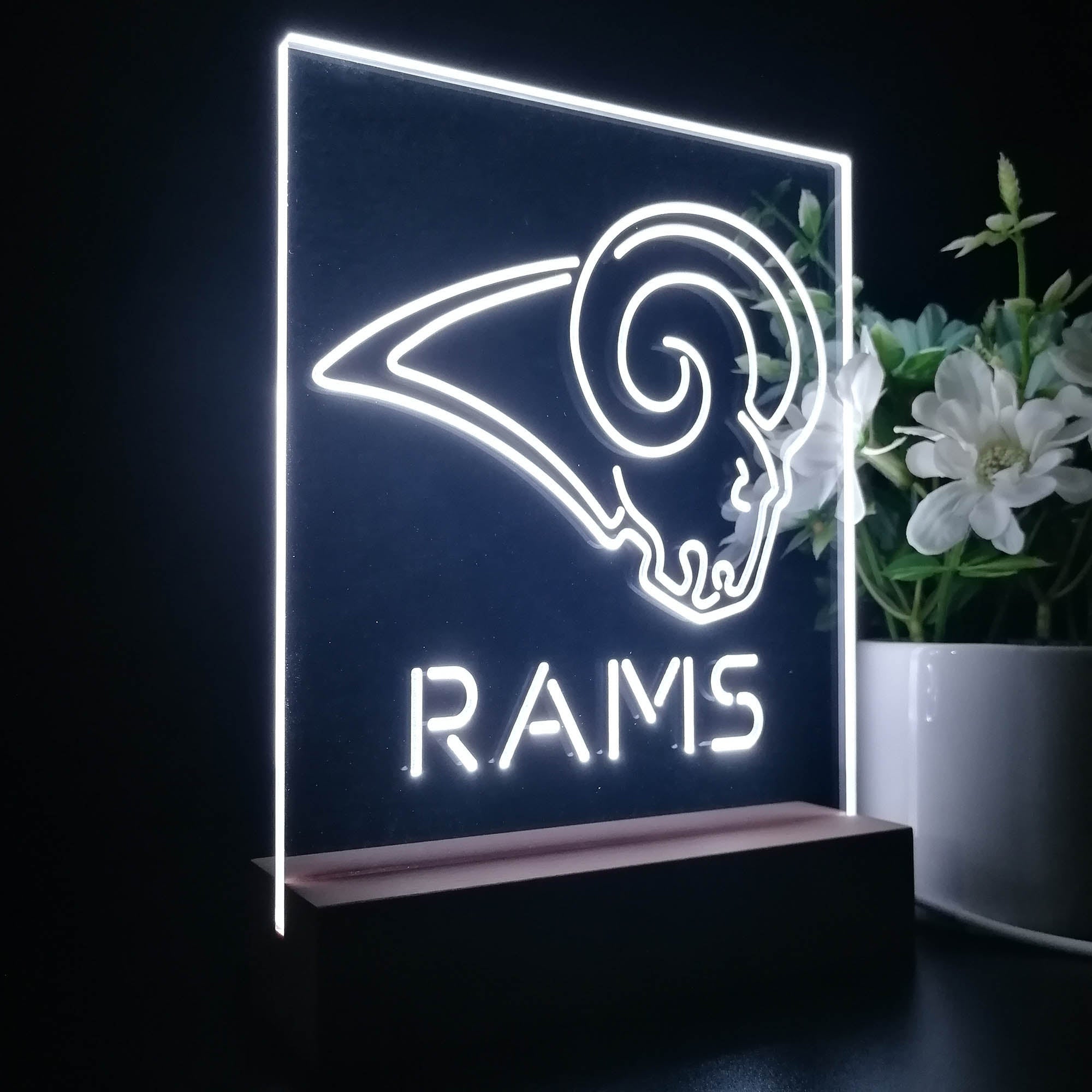 Los Angeles Ramsation 3D LED Illusion Sport Team Night Light