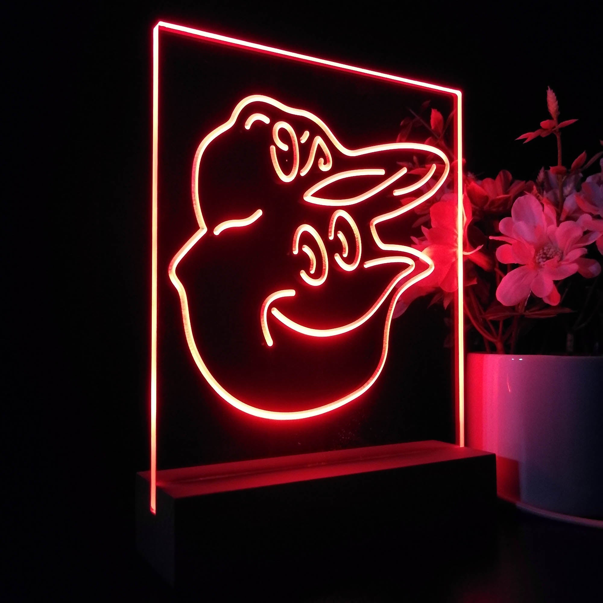 Baltimore Orioles 3D LED Illusion Sport Team Night Light