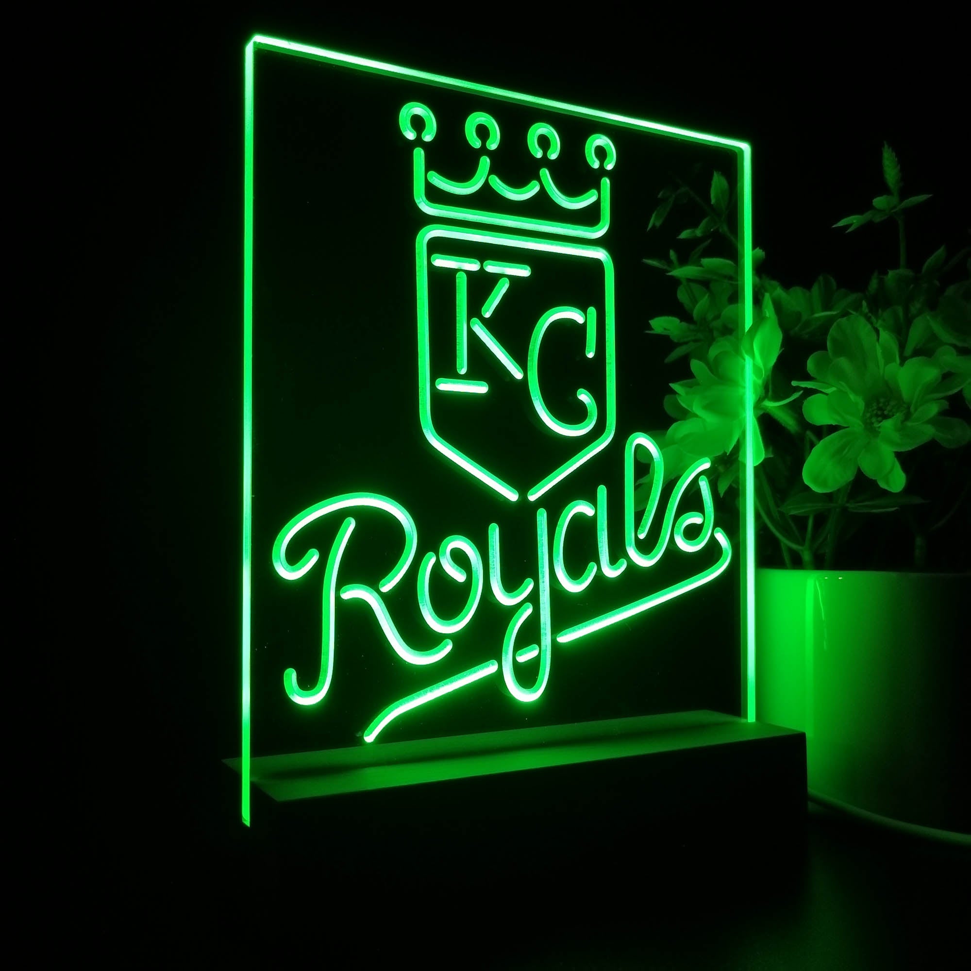 Kansas City Royals 3D LED Illusion Sport Team Night Light