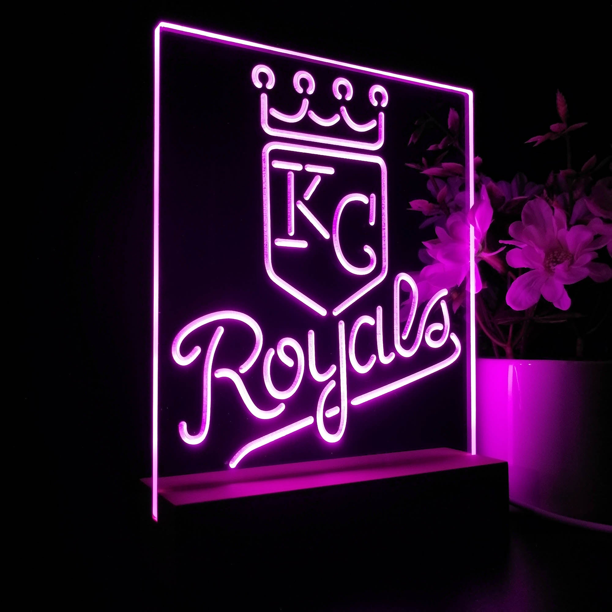 Kansas City Royals 3D LED Illusion Sport Team Night Light