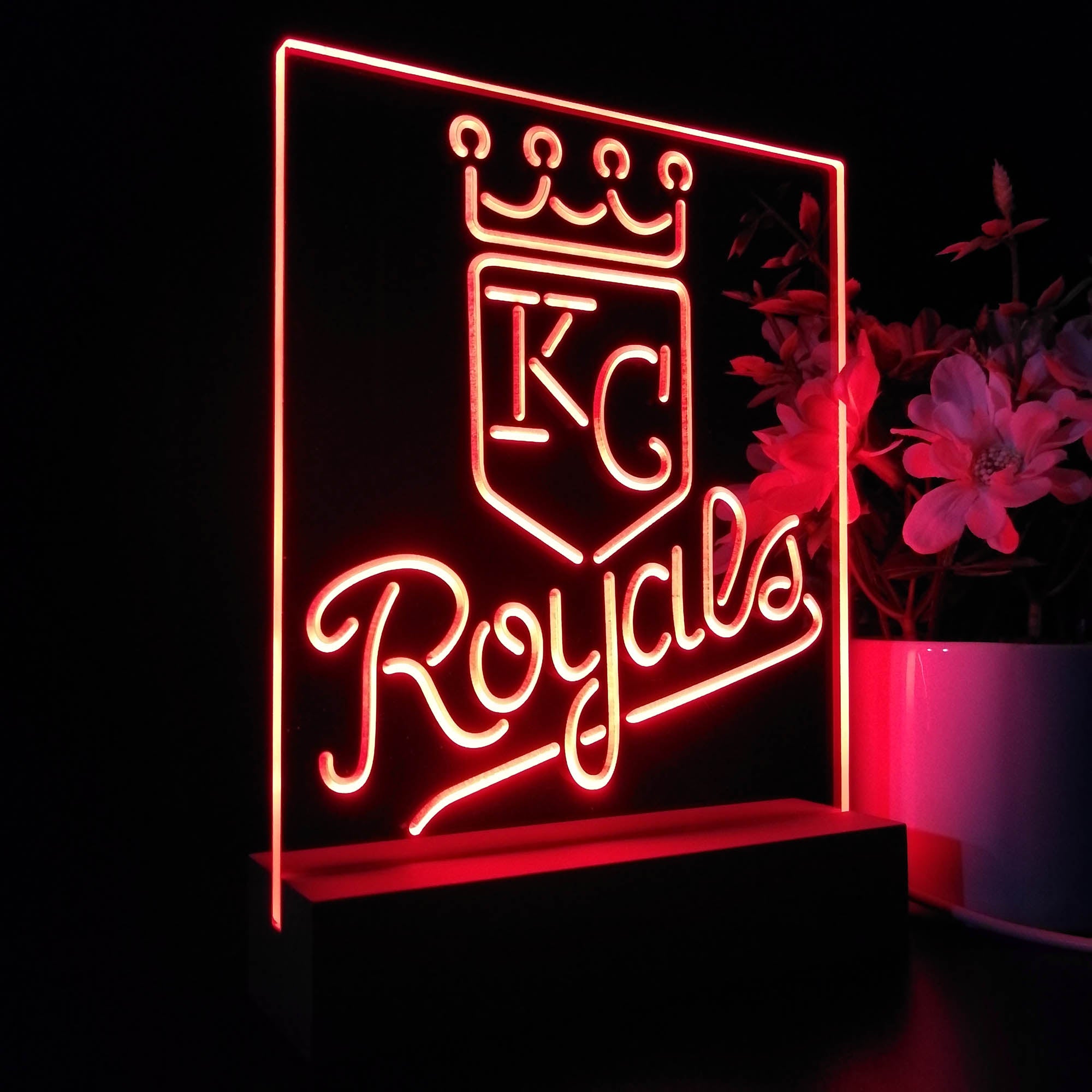 Kansas City Royals 3D LED Illusion Sport Team Night Light