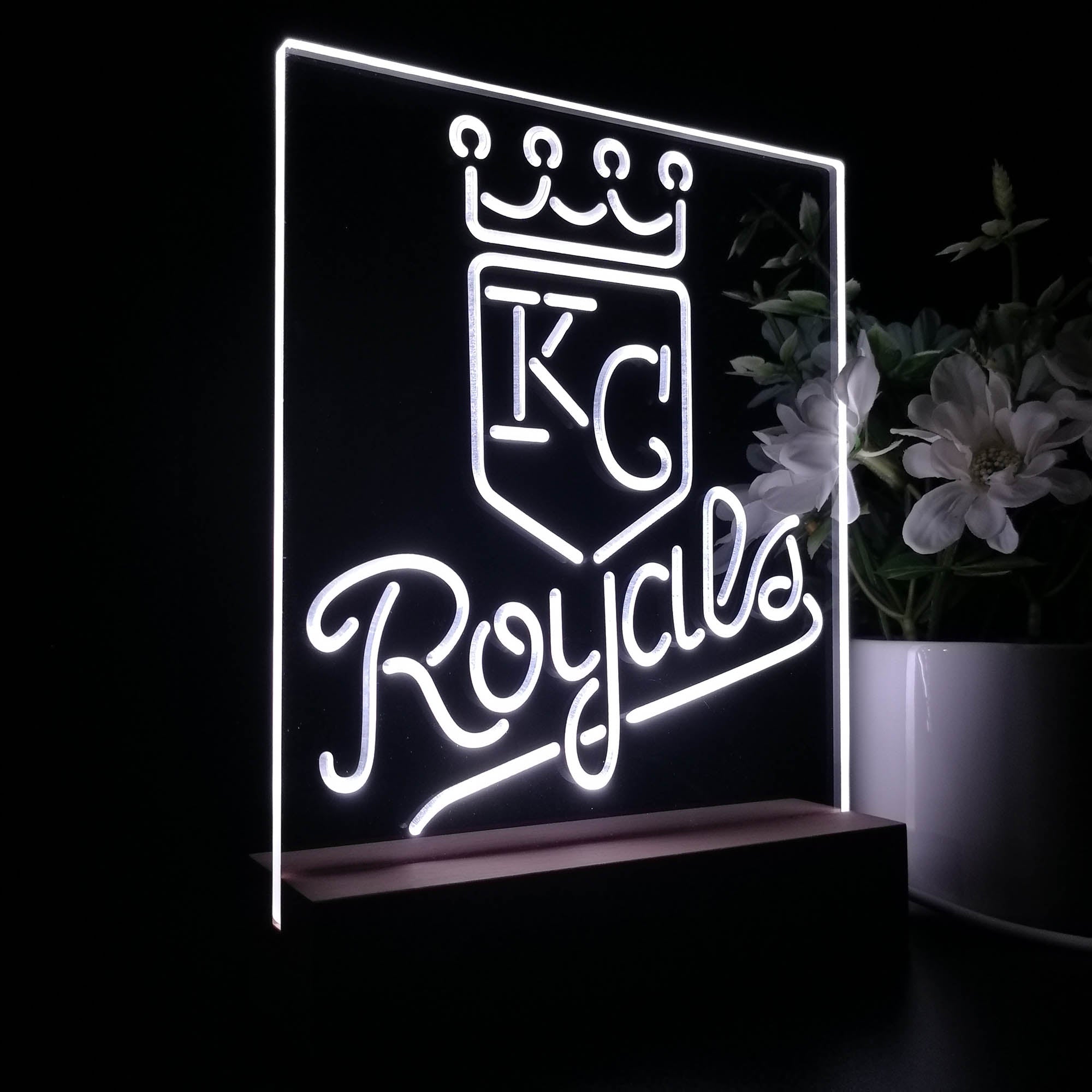 Kansas City Royals 3D LED Illusion Sport Team Night Light