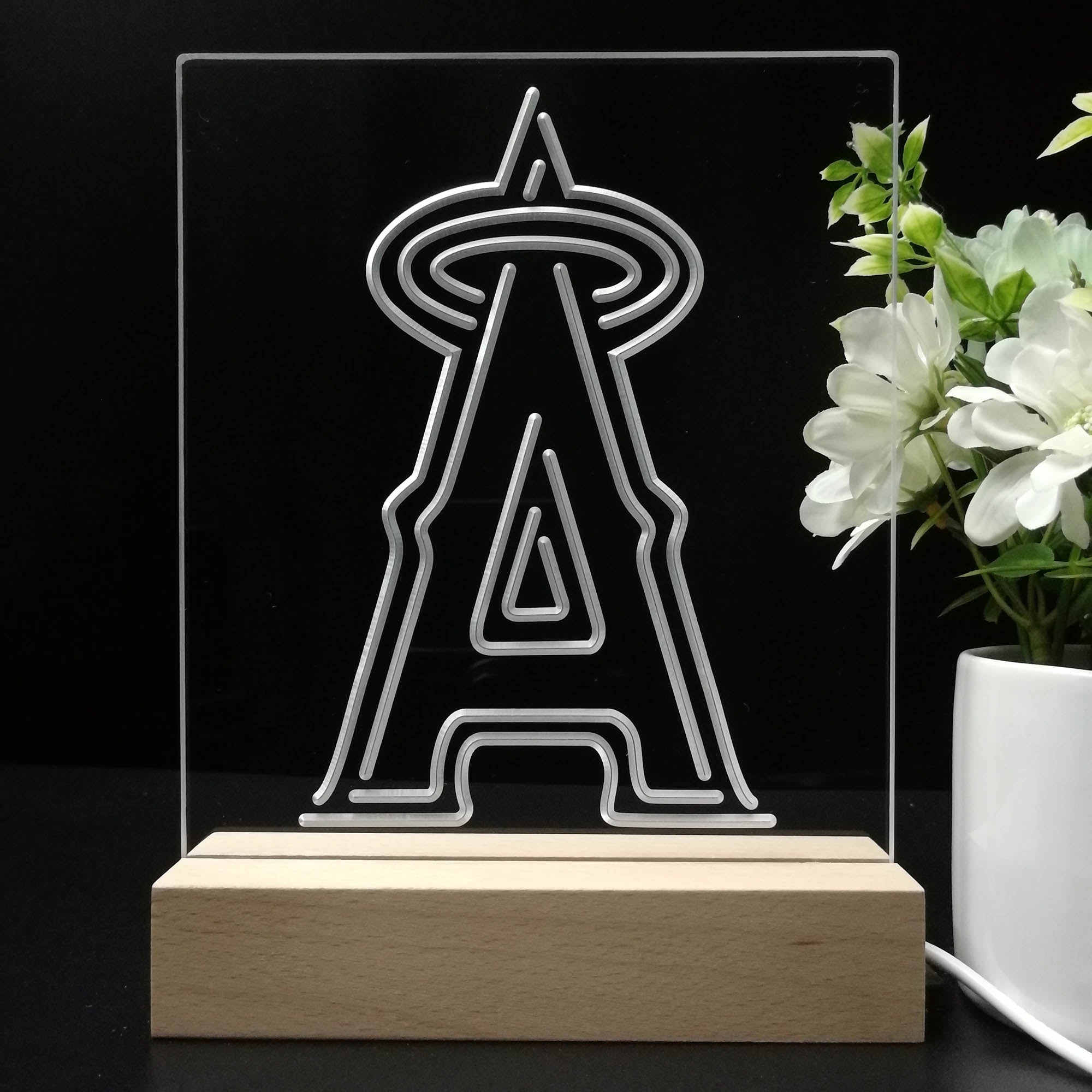 Los Angeles Angels of Anaheim 3D LED Illusion Sport Team Night Light