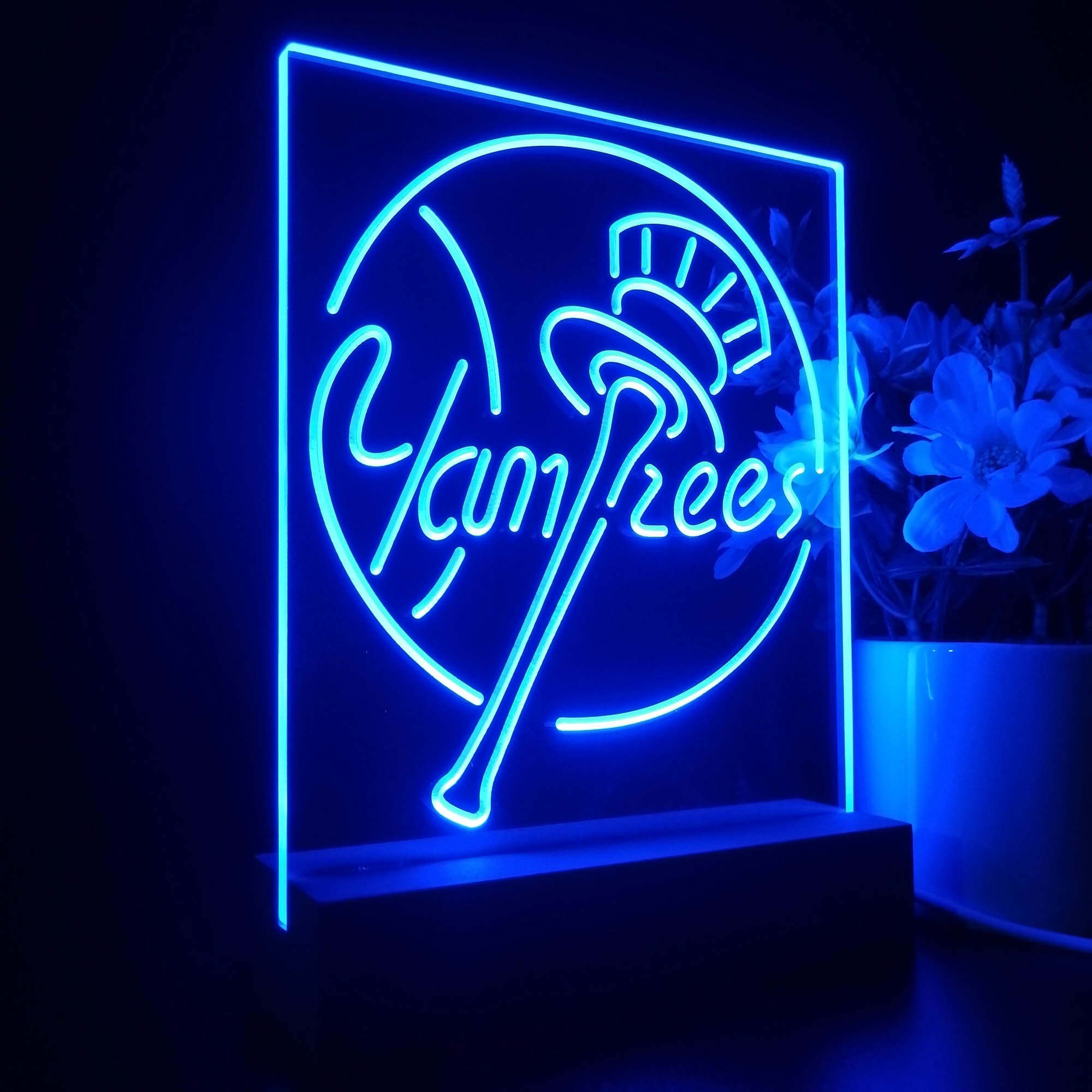 New York Yankees 3D LED Illusion Sport Team Night Light