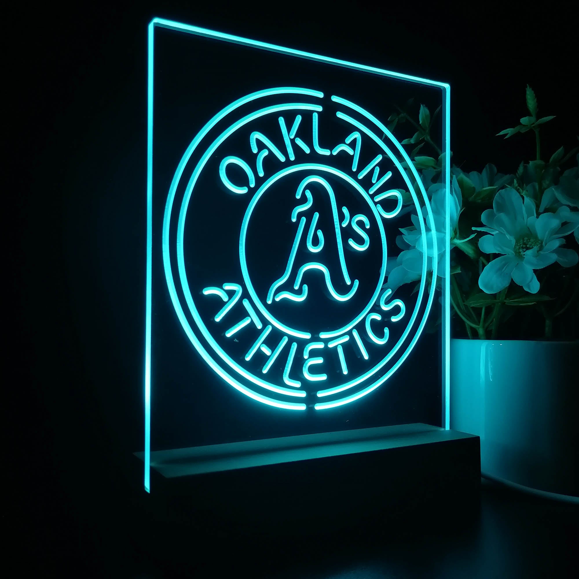 Oakland Athletics 3D LED Illusion Sport Team Night Light