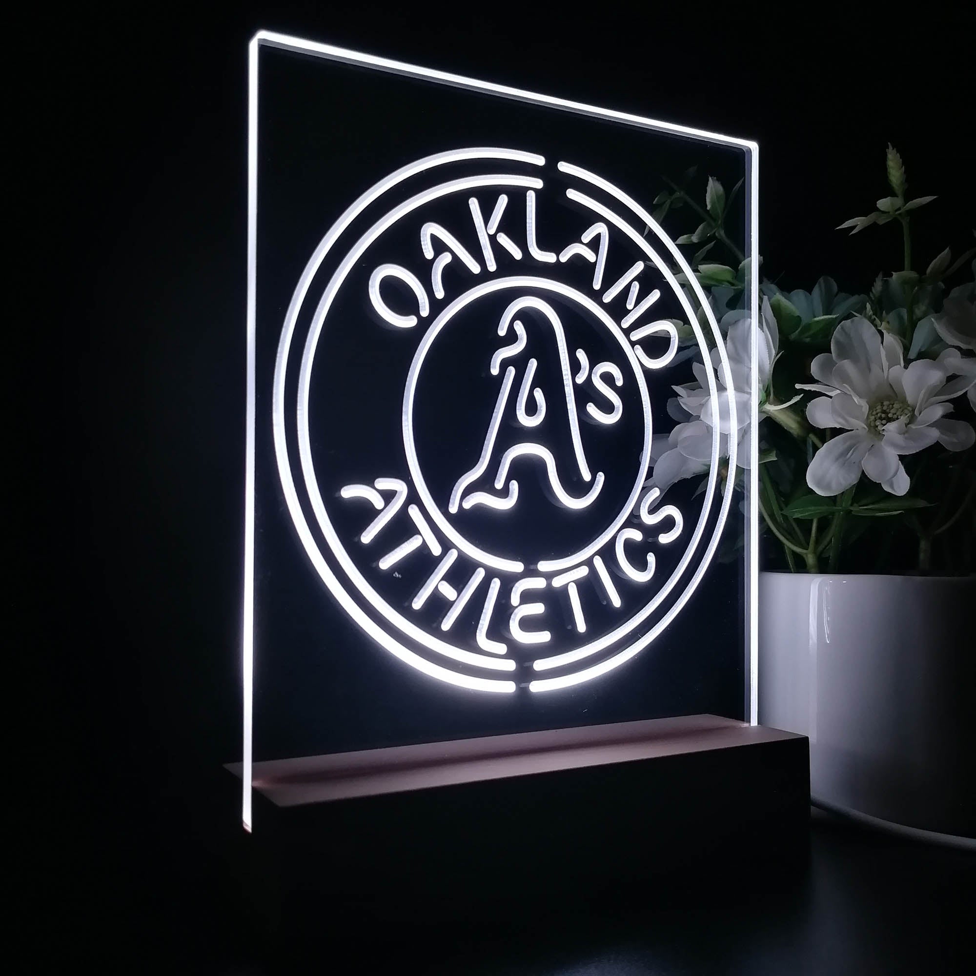 Oakland Athletics 3D LED Illusion Sport Team Night Light