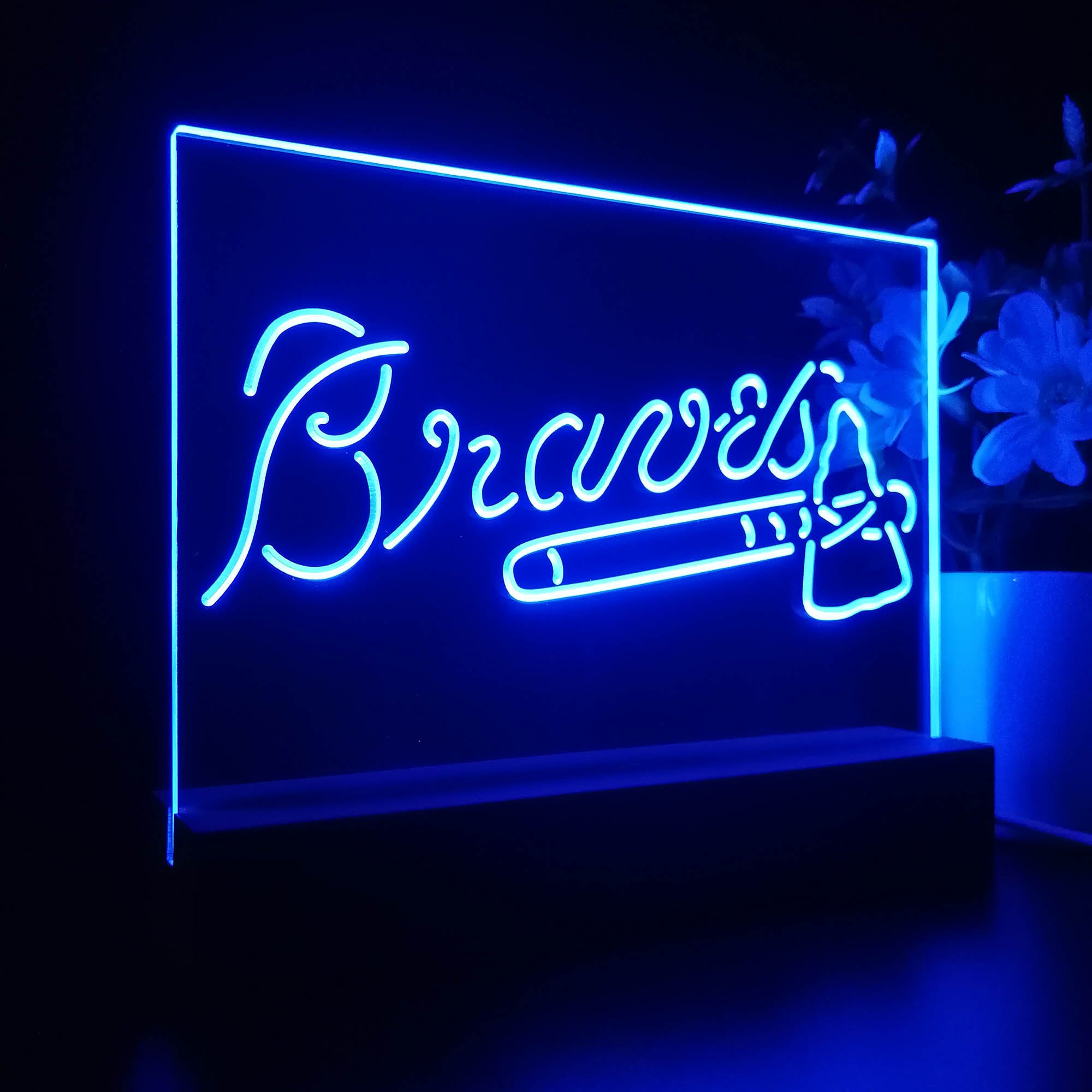 Atlanta Braves 3D LED Illusion Sport Team Night Light