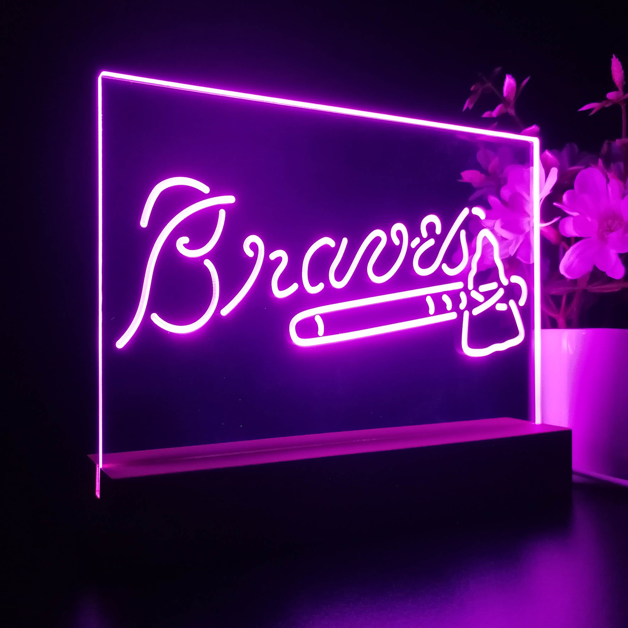 Atlanta Braves 3D LED Illusion Sport Team Night Light