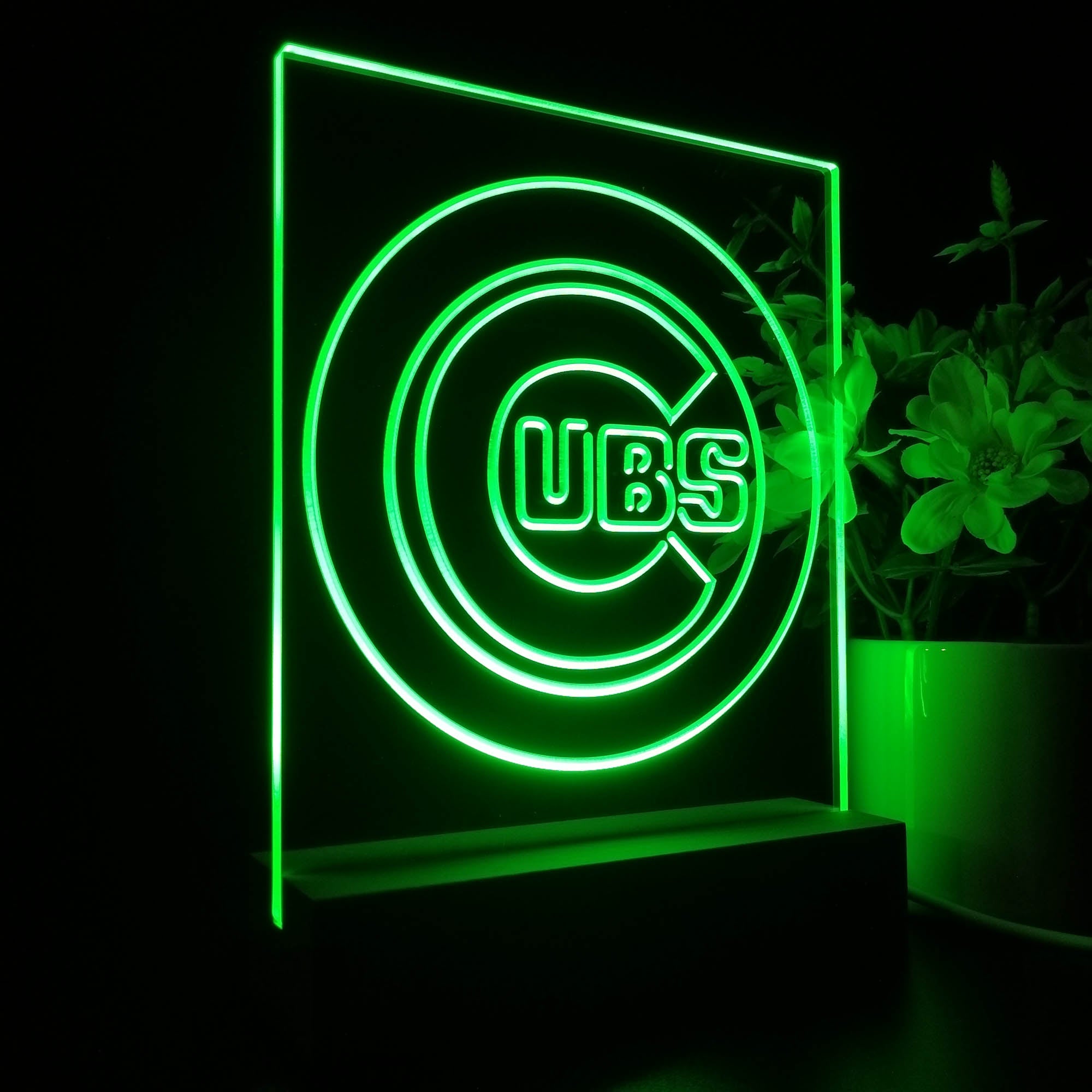 Chicago Cubs 3D LED Illusion Sport Team Night Light