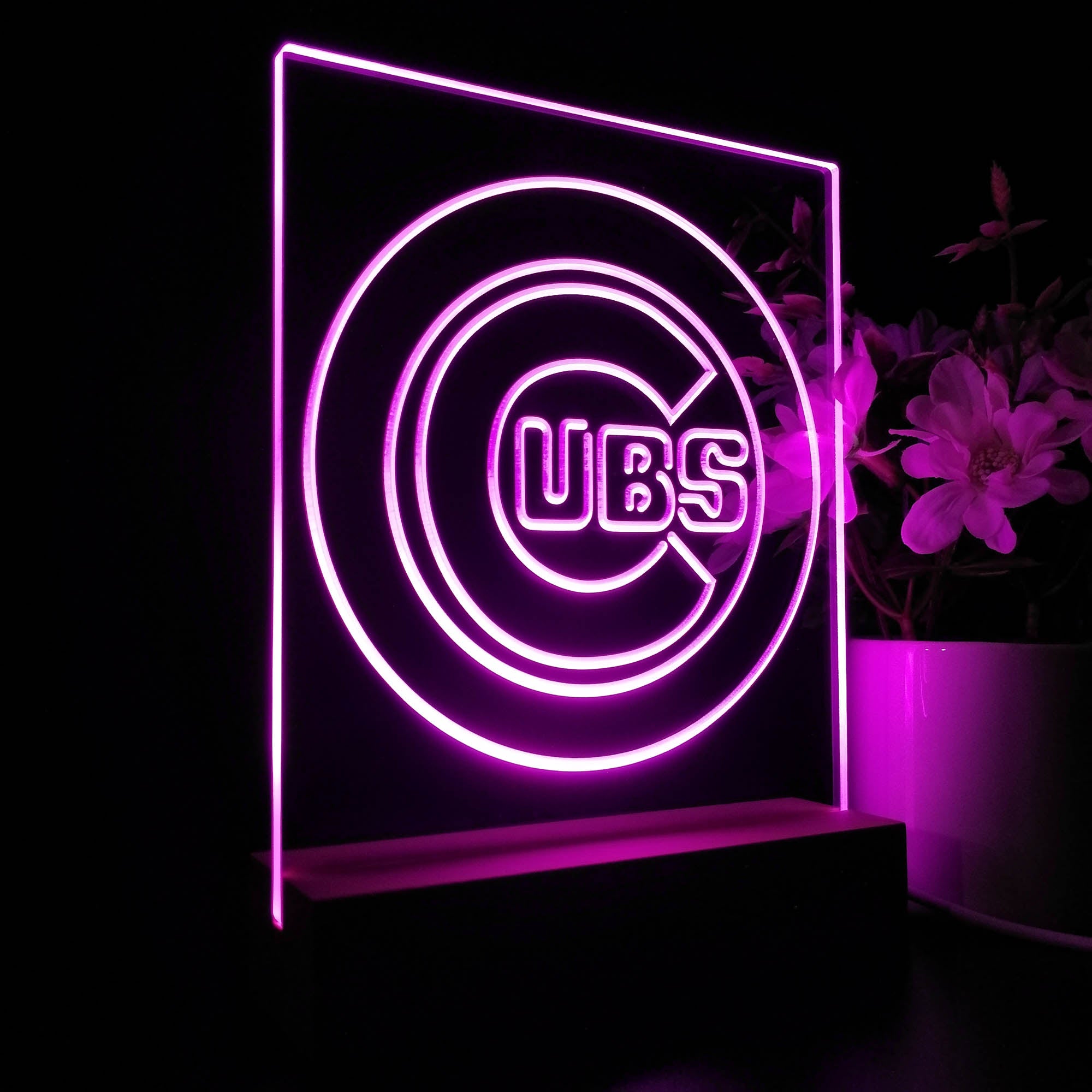 Chicago Cubs 3D LED Illusion Sport Team Night Light