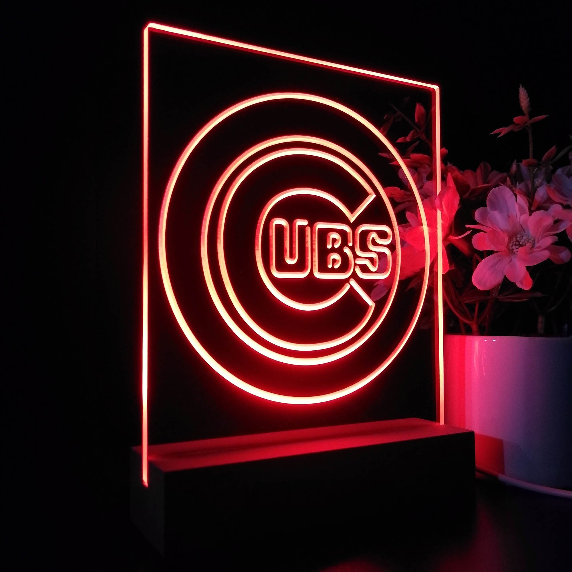 Chicago Cubs 3D LED Illusion Sport Team Night Light