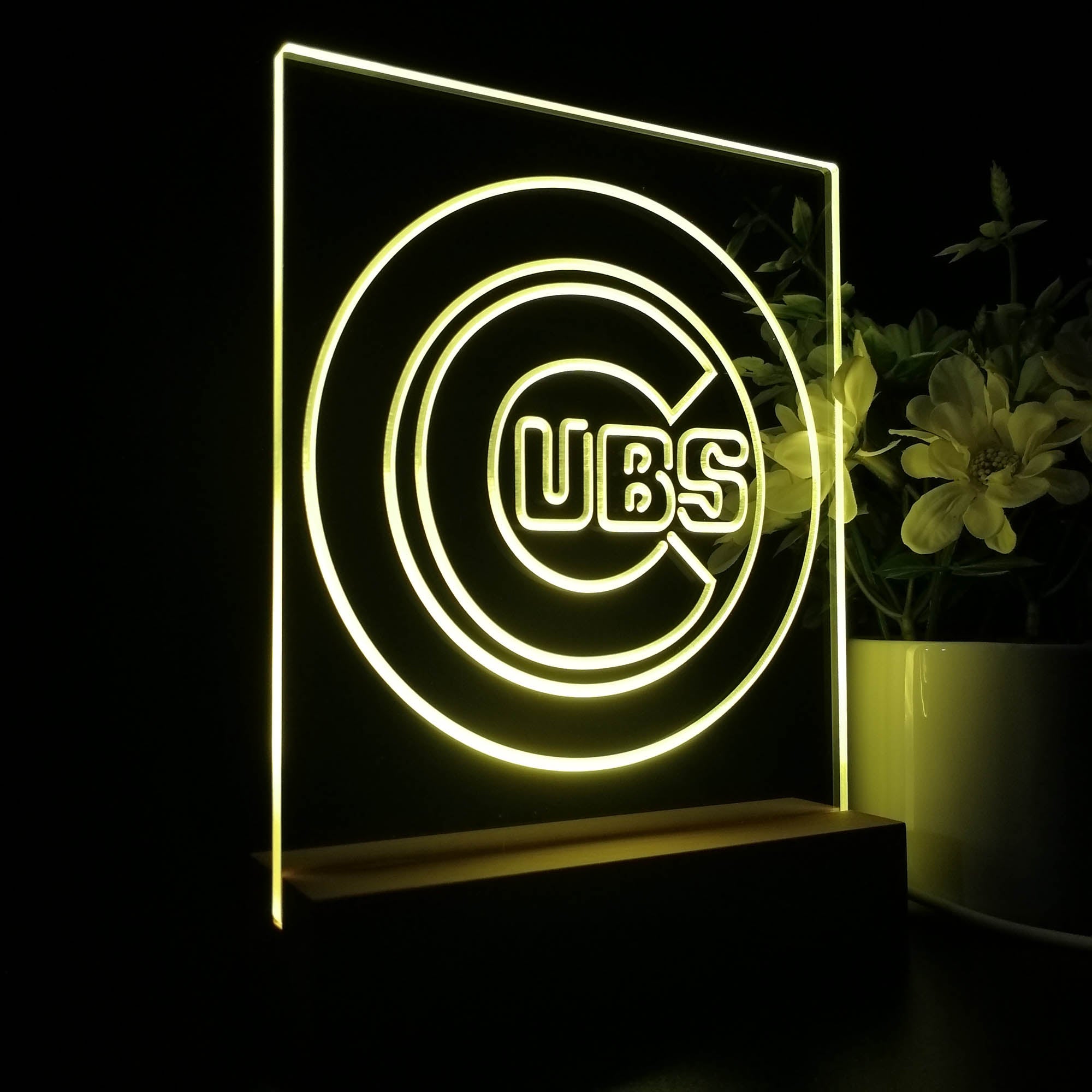 Chicago Cubs 3D LED Illusion Sport Team Night Light