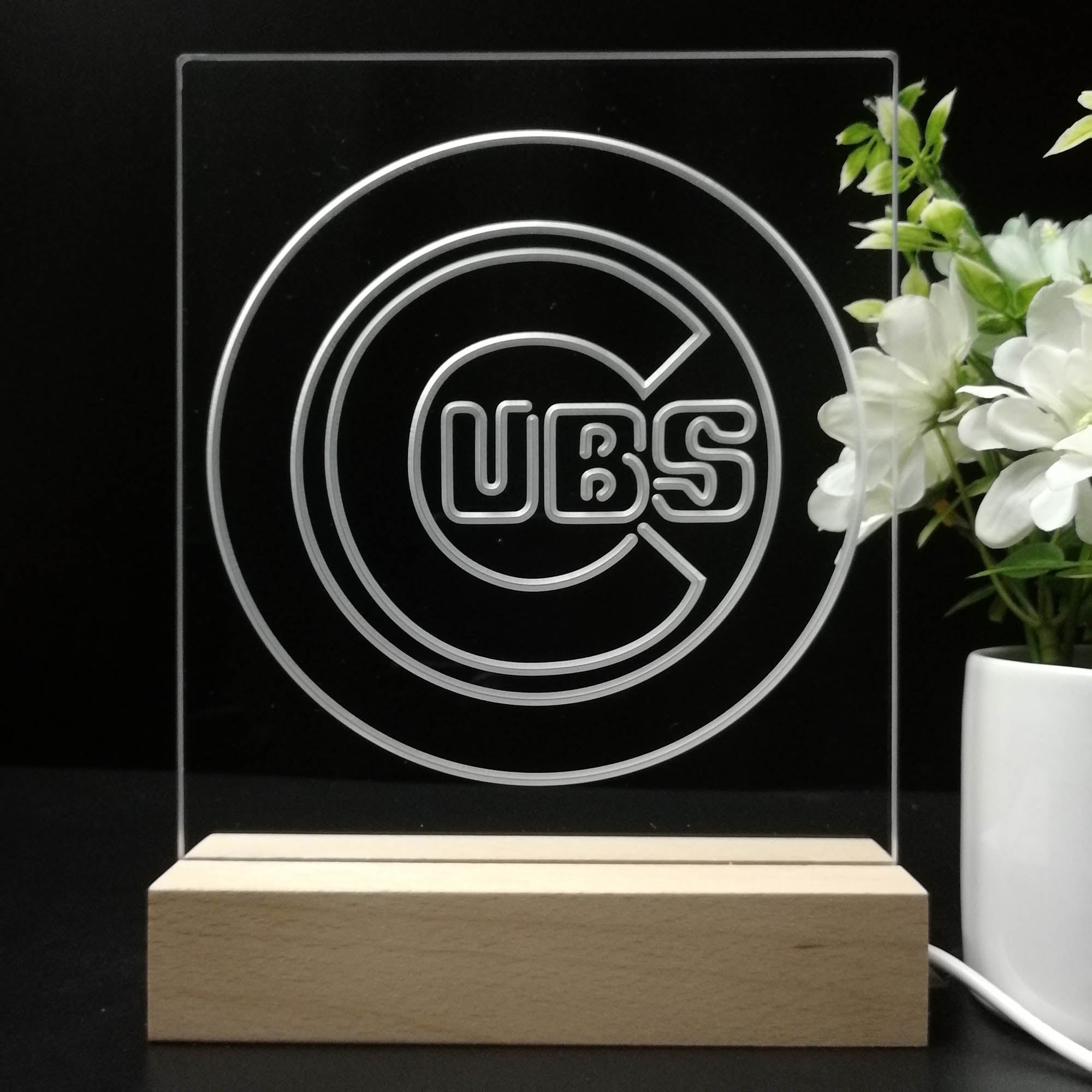 Chicago Cubs 3D LED Illusion Sport Team Night Light