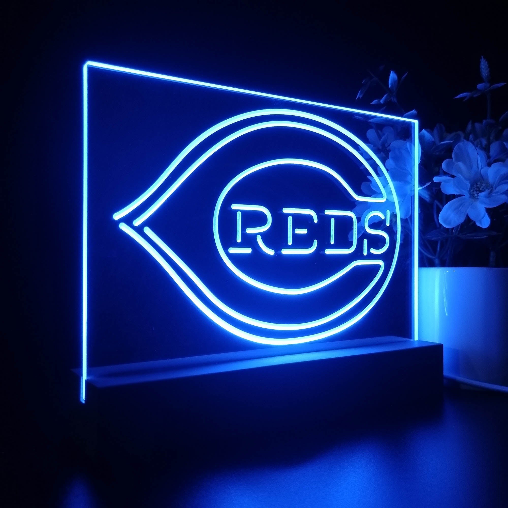 Cincinnati Reds 3D LED Illusion Sport Team Night Light