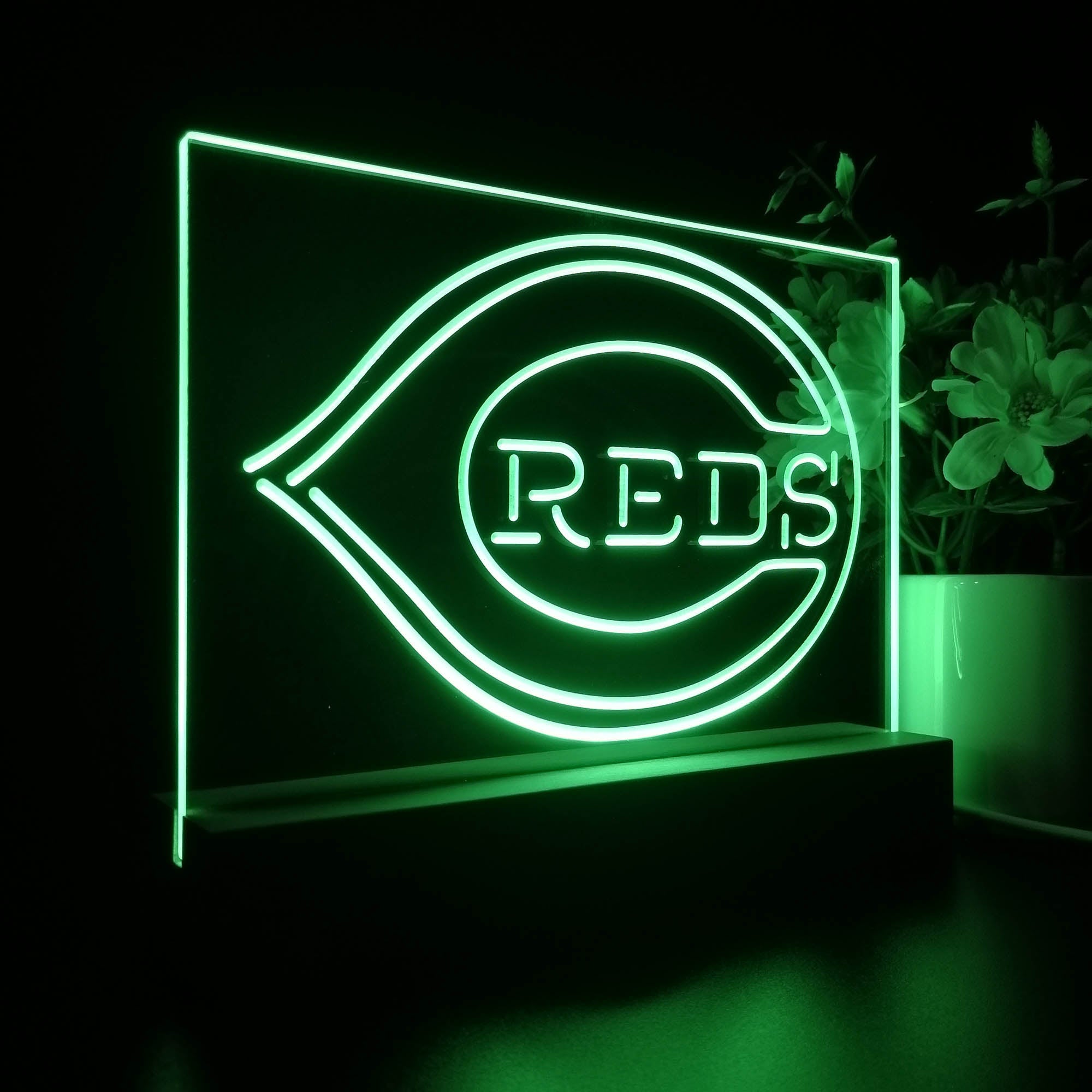 Cincinnati Reds 3D LED Illusion Sport Team Night Light